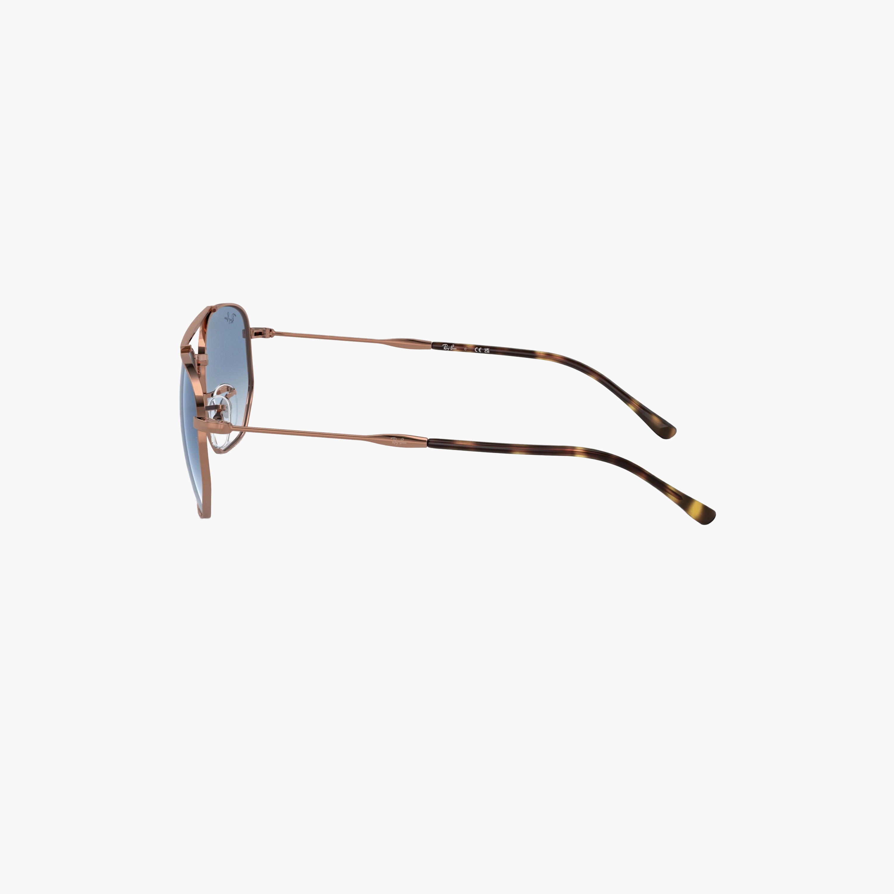 Ray-Ban Unisex Mirrored Blue Lens Sunglasses-men-sunglasses-image-2