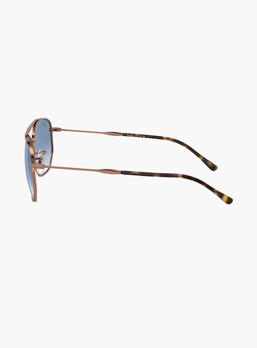 Ray-Ban Unisex Mirrored Blue Lens Sunglasses-men-sunglasses-image-2