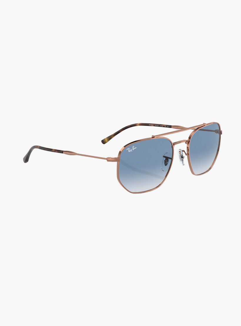 Ray-Ban Unisex Mirrored Blue Lens Sunglasses-men-sunglasses-image-4