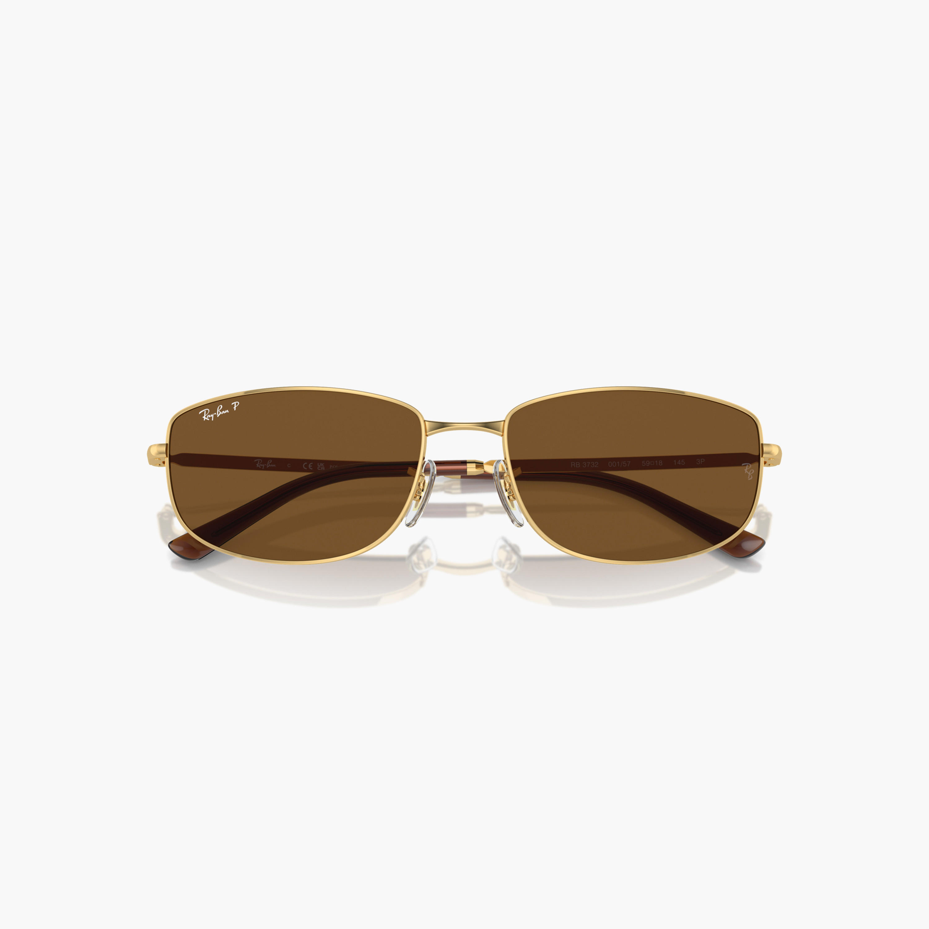 نظارة شمسية بإطار كامل ووسادات أنف أريستا من راي بان-men-sunglasses-image-4