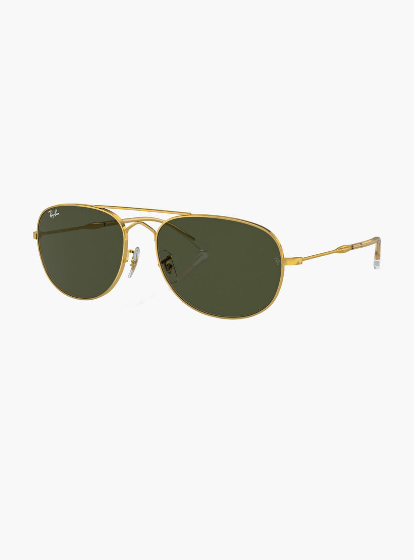 نظارة شمسية بعدسات خضراء عاكسة للجنسين من راي بان-men-sunglasses-image-1