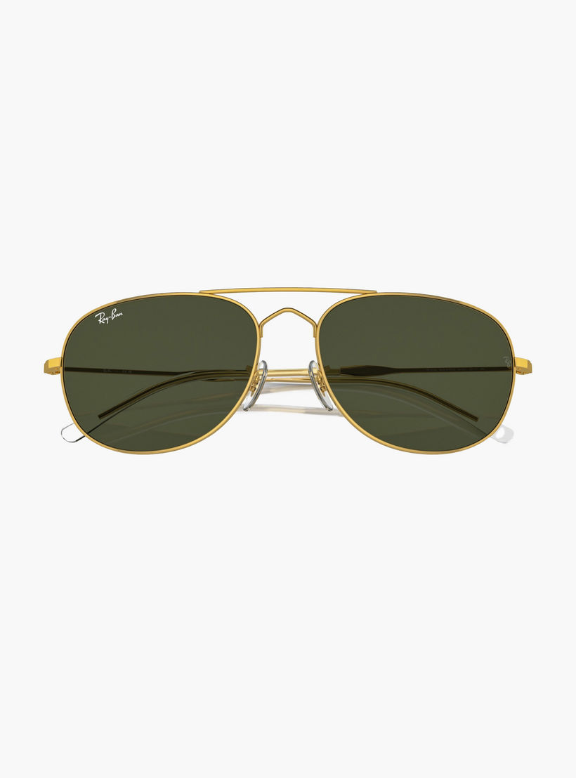 نظارة شمسية بعدسات خضراء عاكسة للجنسين من راي بان-men-sunglasses-image-6