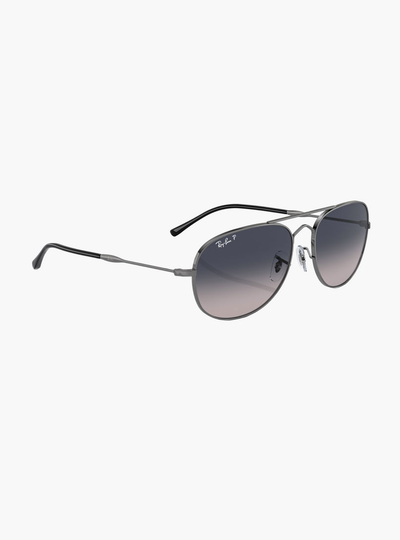 Ray-Ban Unisex Mirrored Blue Lens Sunglasses-men-sunglasses-image-4