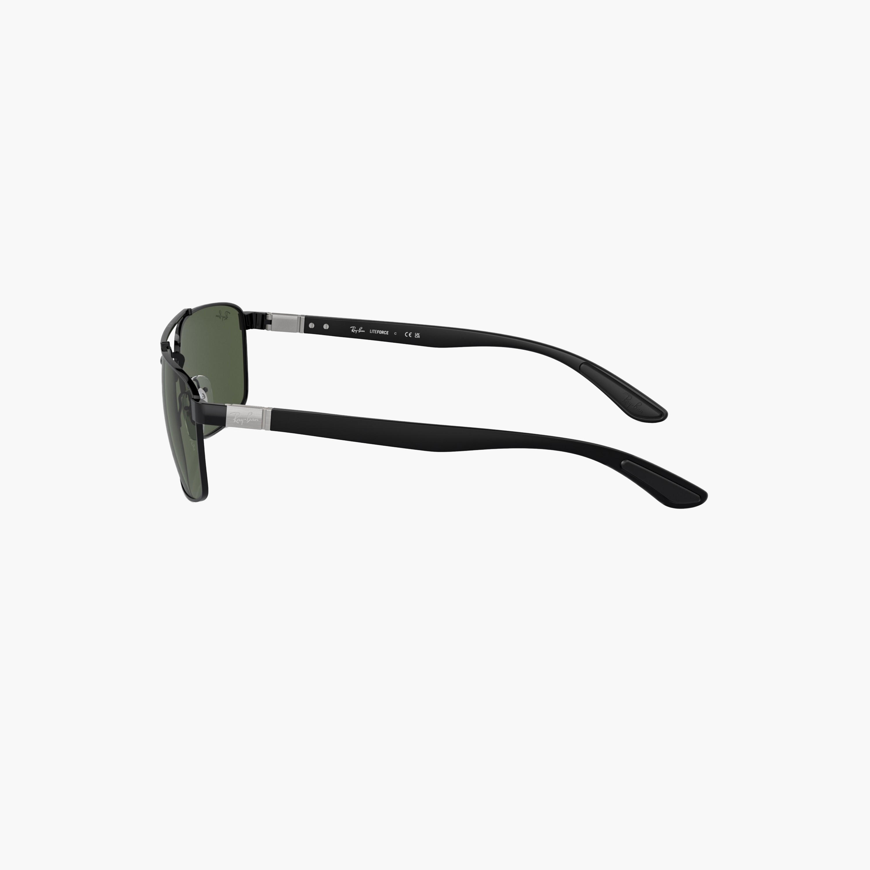 Ray-Ban Unisex Rectangle Green Lens Sunglasses-men-sunglasses-image-4