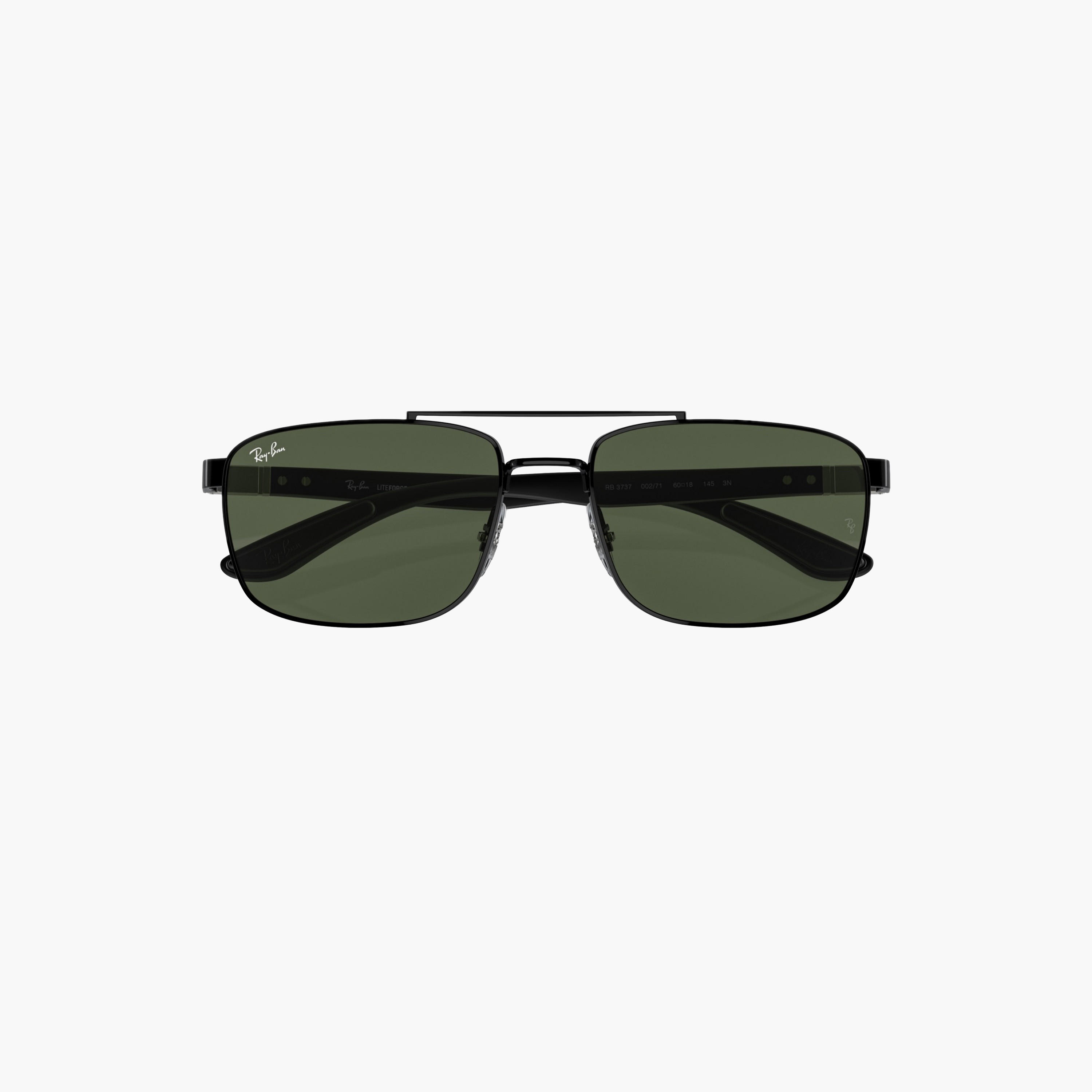 Ray-Ban Unisex Rectangle Green Lens Sunglasses-men-sunglasses-image-6