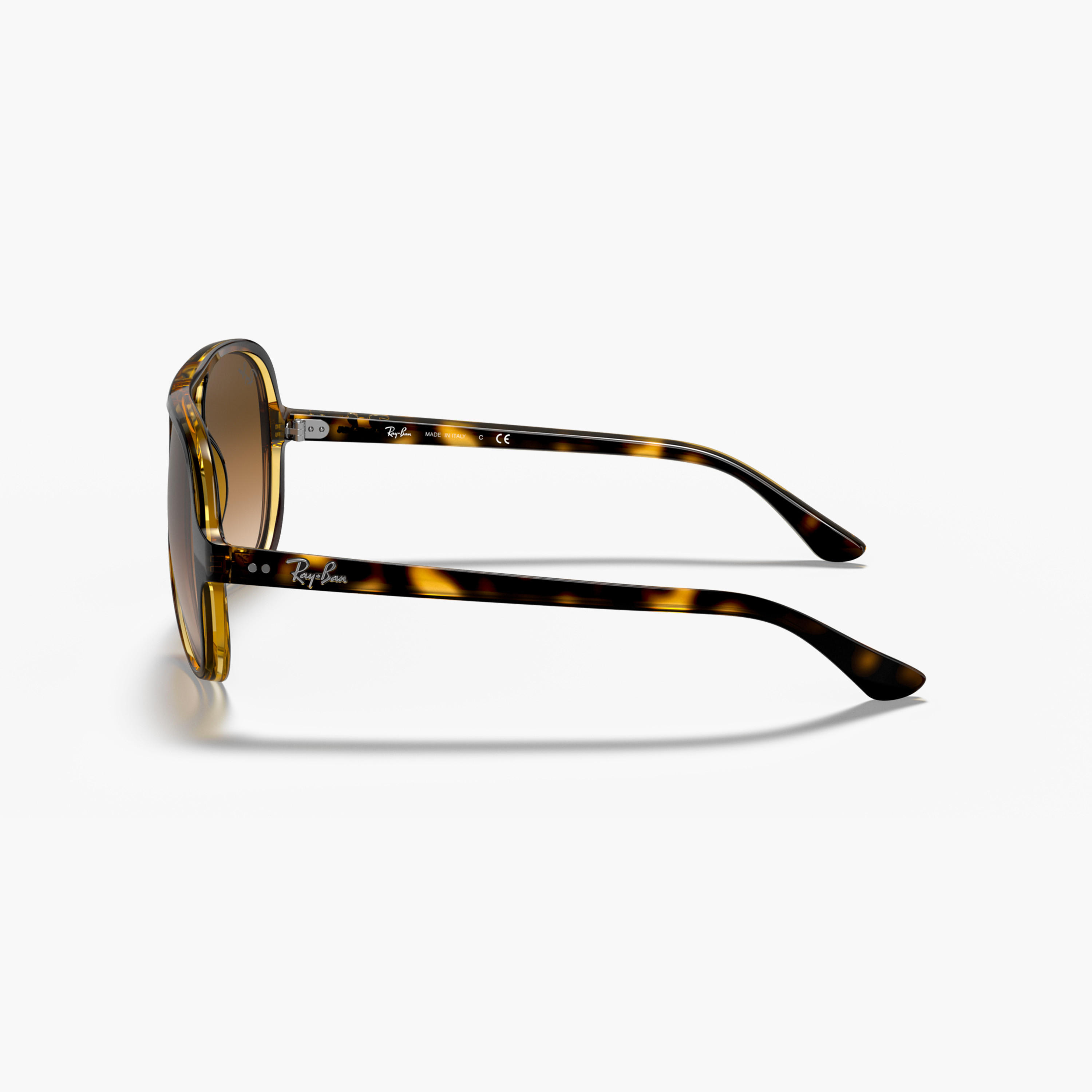 Ray-Ban Light Havana Full Rim Tinted Lens Aviator Sunglasses-men-sunglasses-image-2