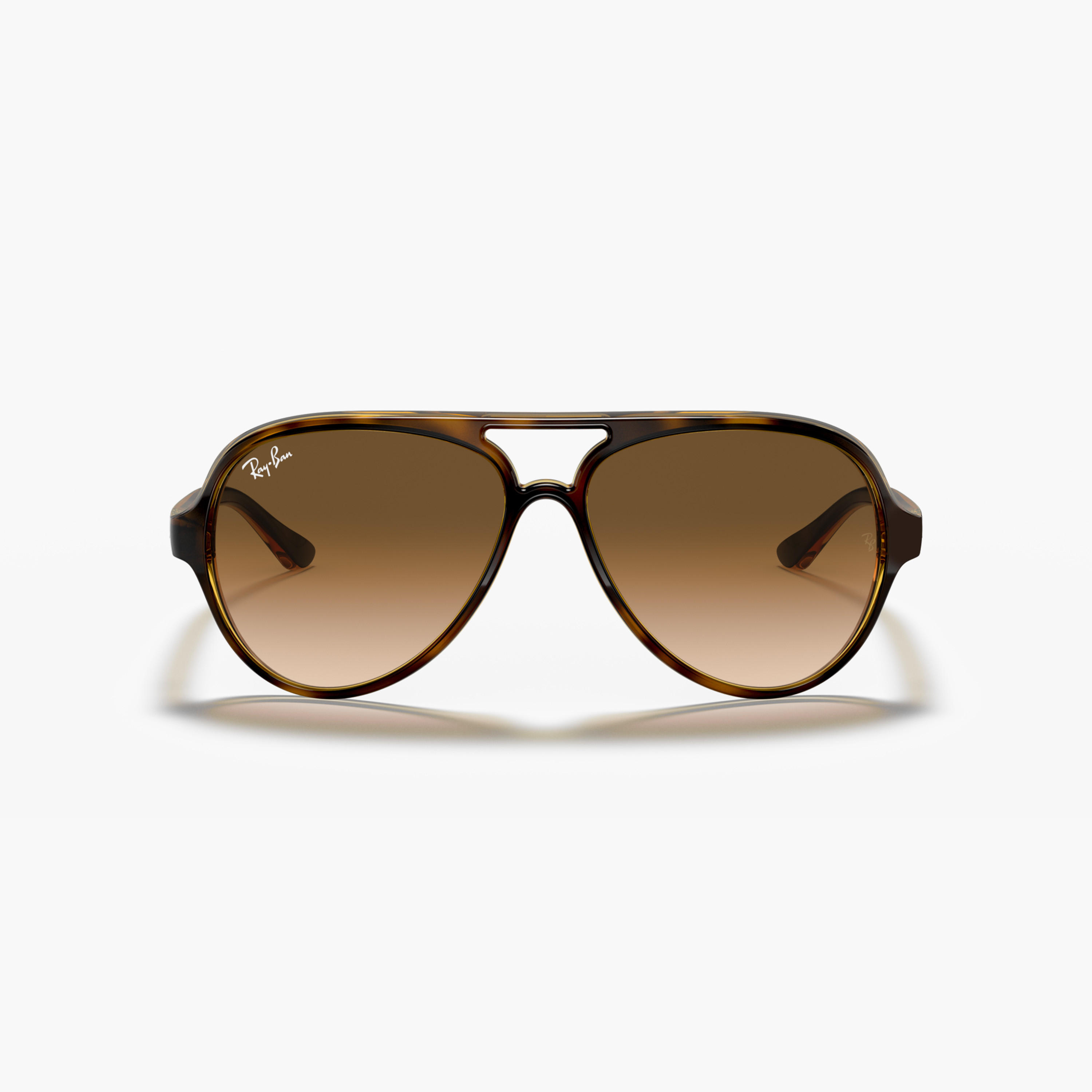 Ray-Ban Light Havana Full Rim Tinted Lens Aviator Sunglasses-men-sunglasses-image-3