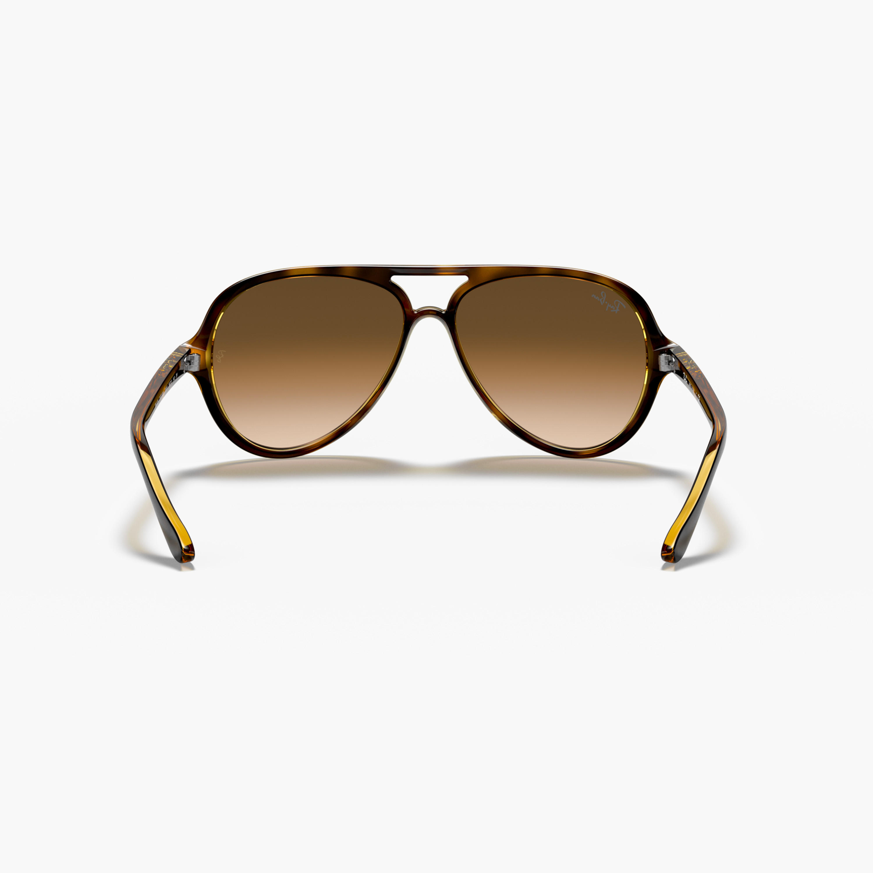 Ray-Ban Light Havana Full Rim Tinted Lens Aviator Sunglasses-men-sunglasses-image-4