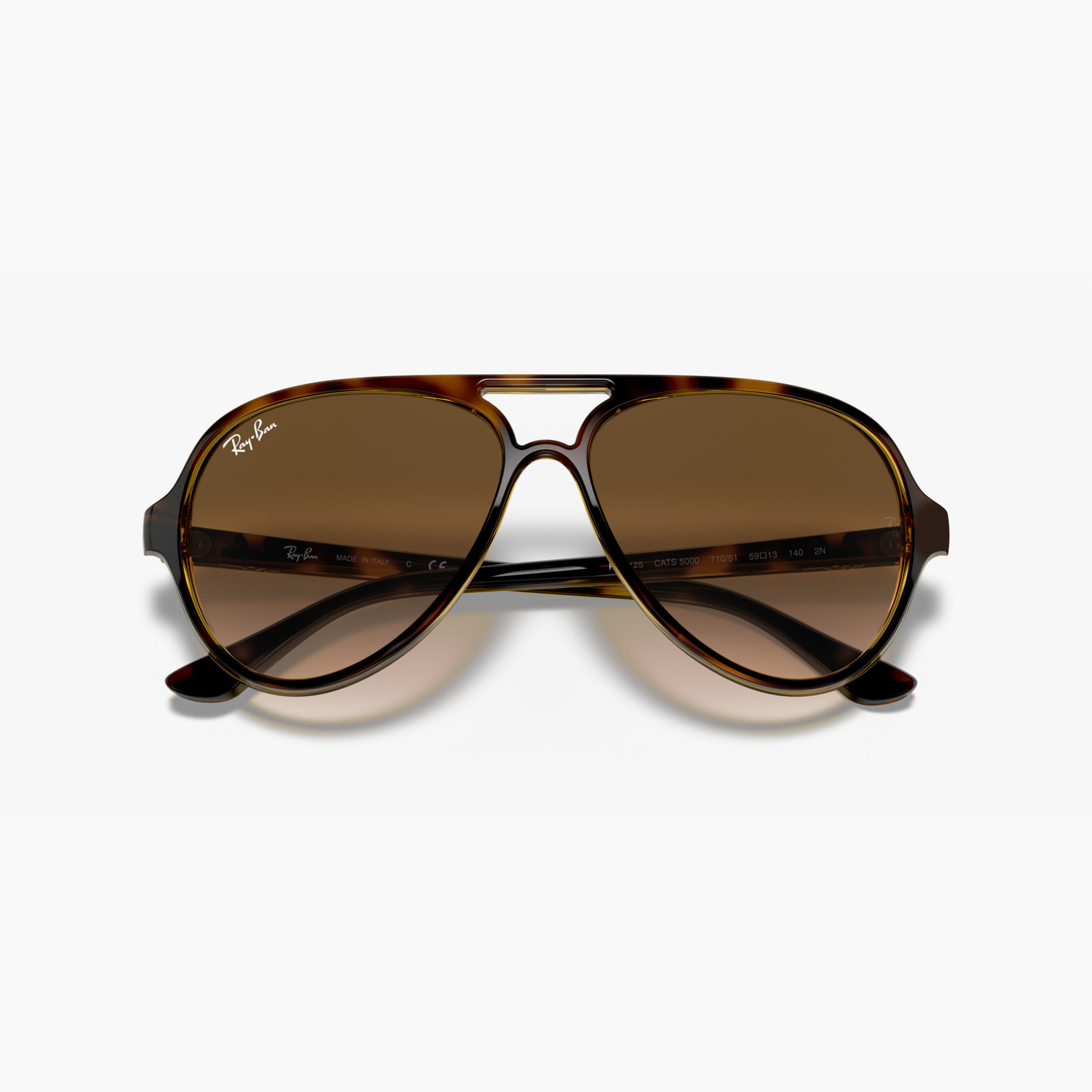 Ray-Ban Light Havana Full Rim Tinted Lens Aviator Sunglasses-men-sunglasses-image-5