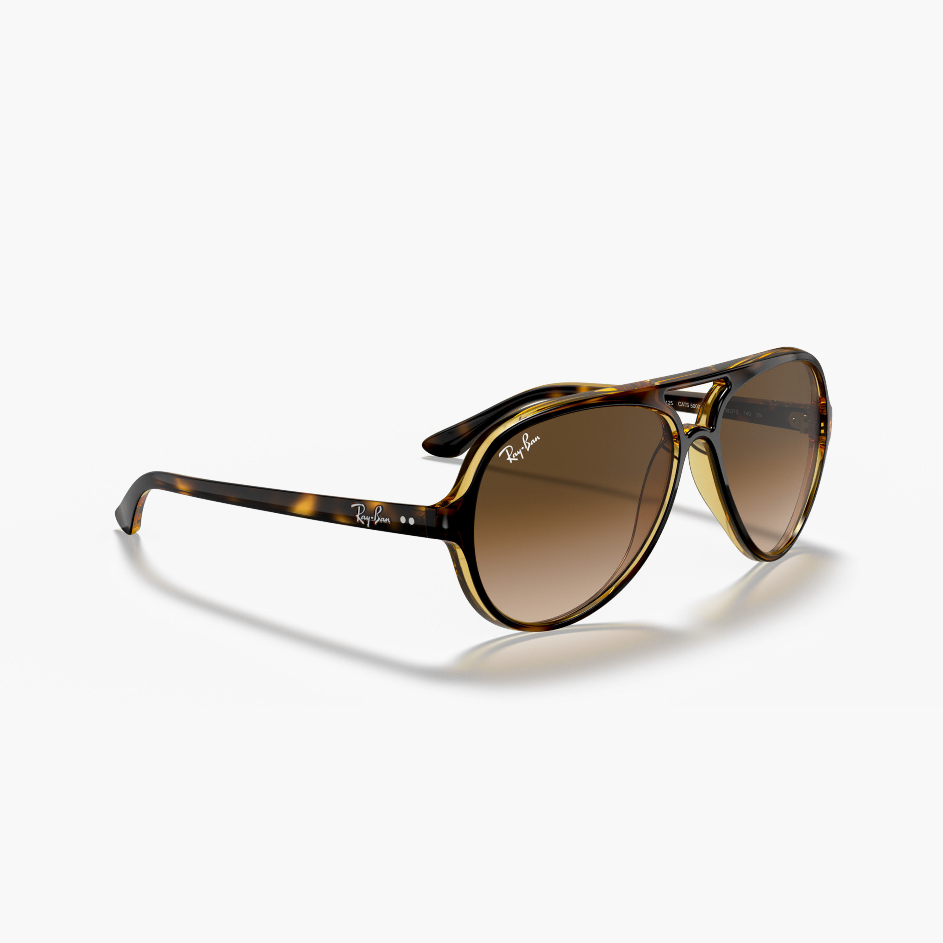 Ray-Ban Light Havana Full Rim Tinted Lens Aviator Sunglasses-men-sunglasses-image-6