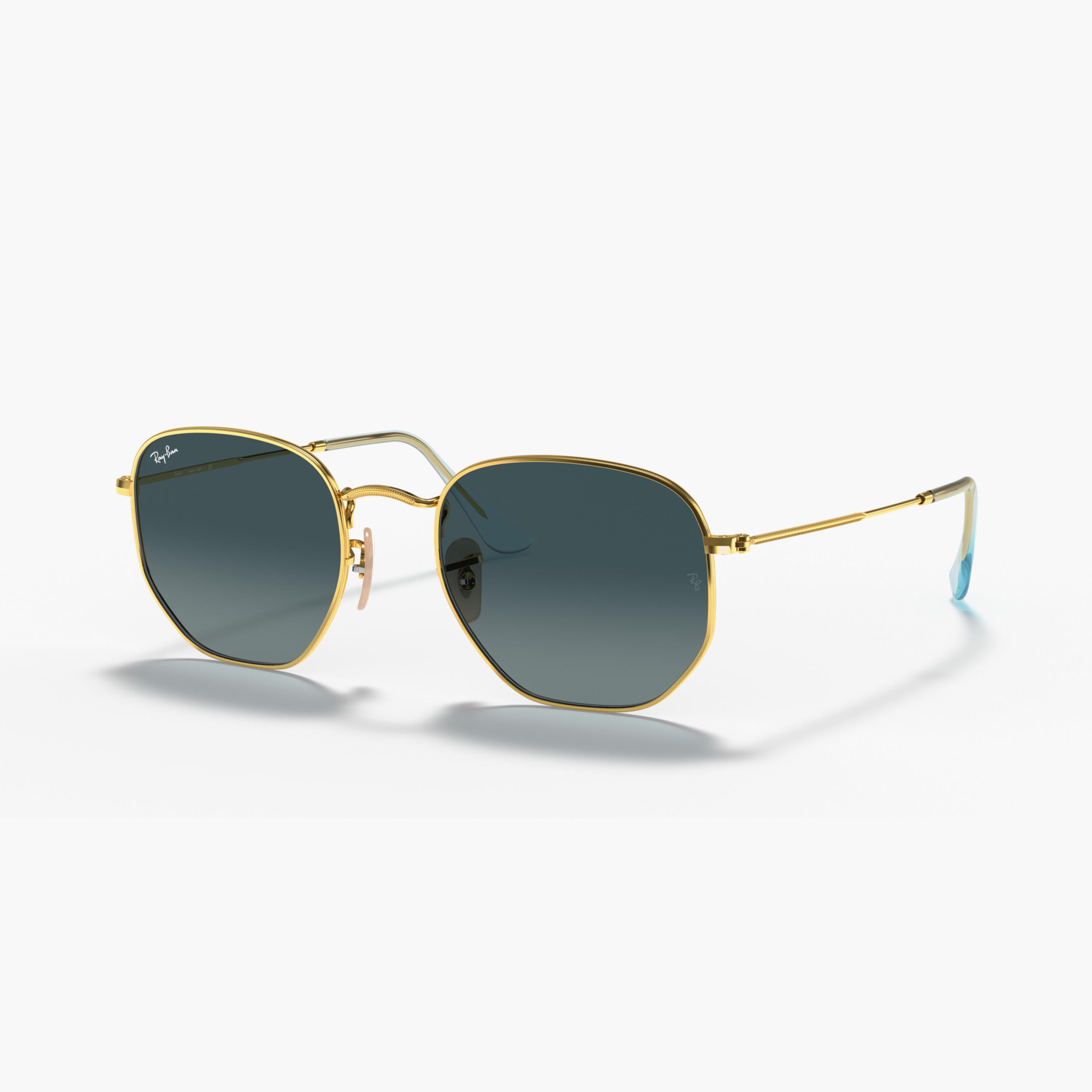 Ray-Ban Arista Hexagonal Frame Sunglasses with Nosepads-men-sunglasses-image-1
