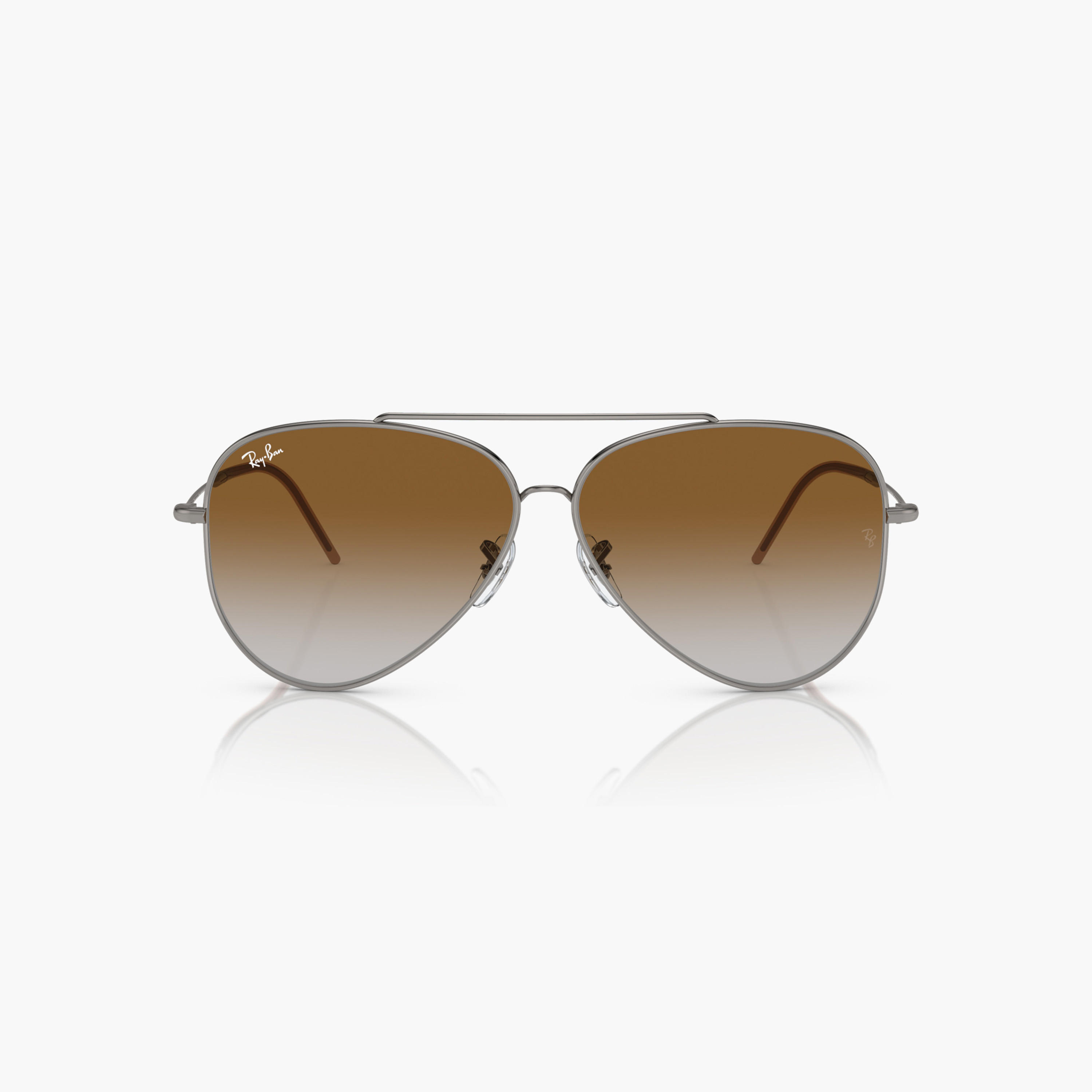 نظارة شمس أفياتور بعدسات ملونة وإطار كامل ووسادة أنف من راي بان-men-sunglasses-image-4