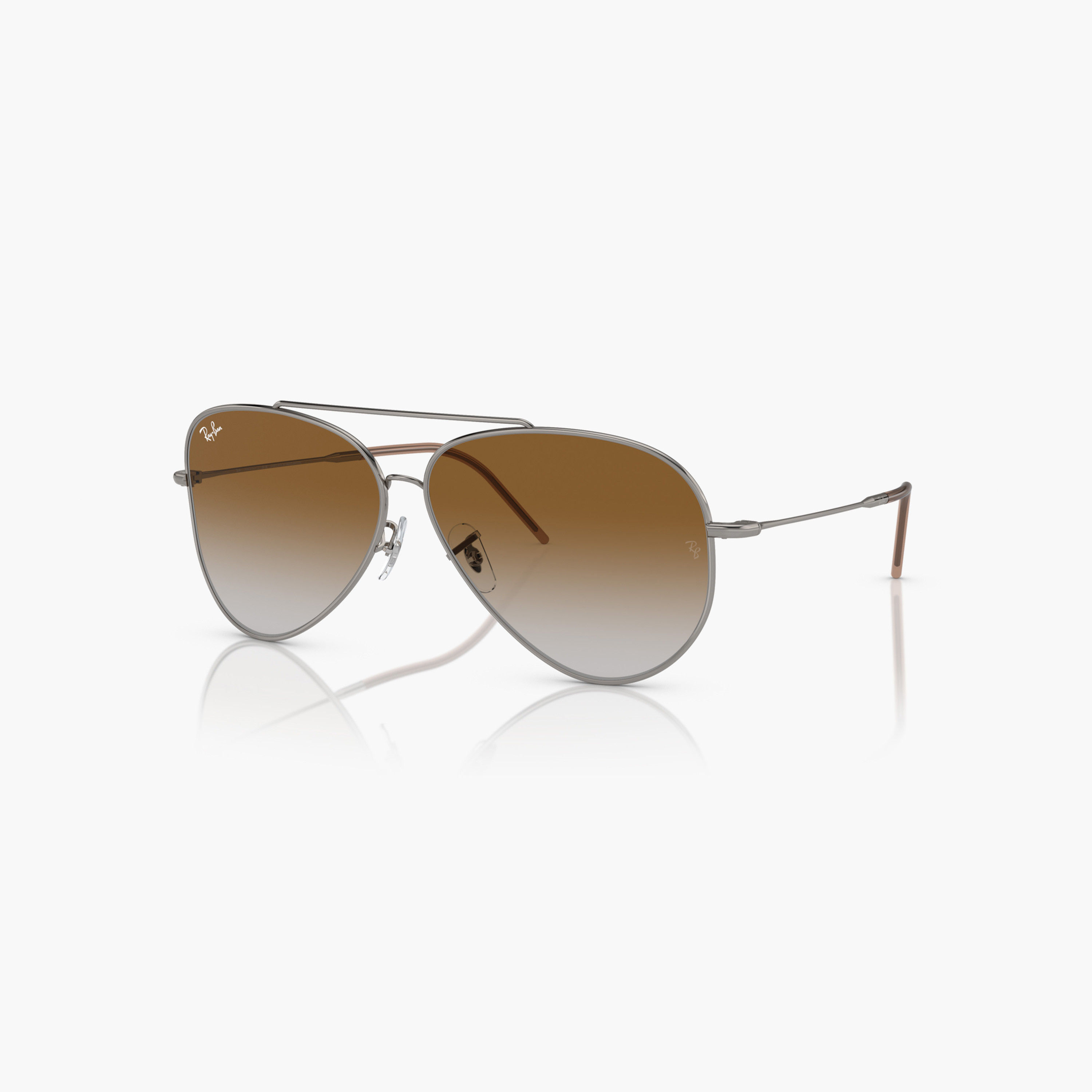 نظارة شمس أفياتور بعدسات ملونة وإطار كامل ووسادة أنف من راي بان-men-sunglasses-image-5