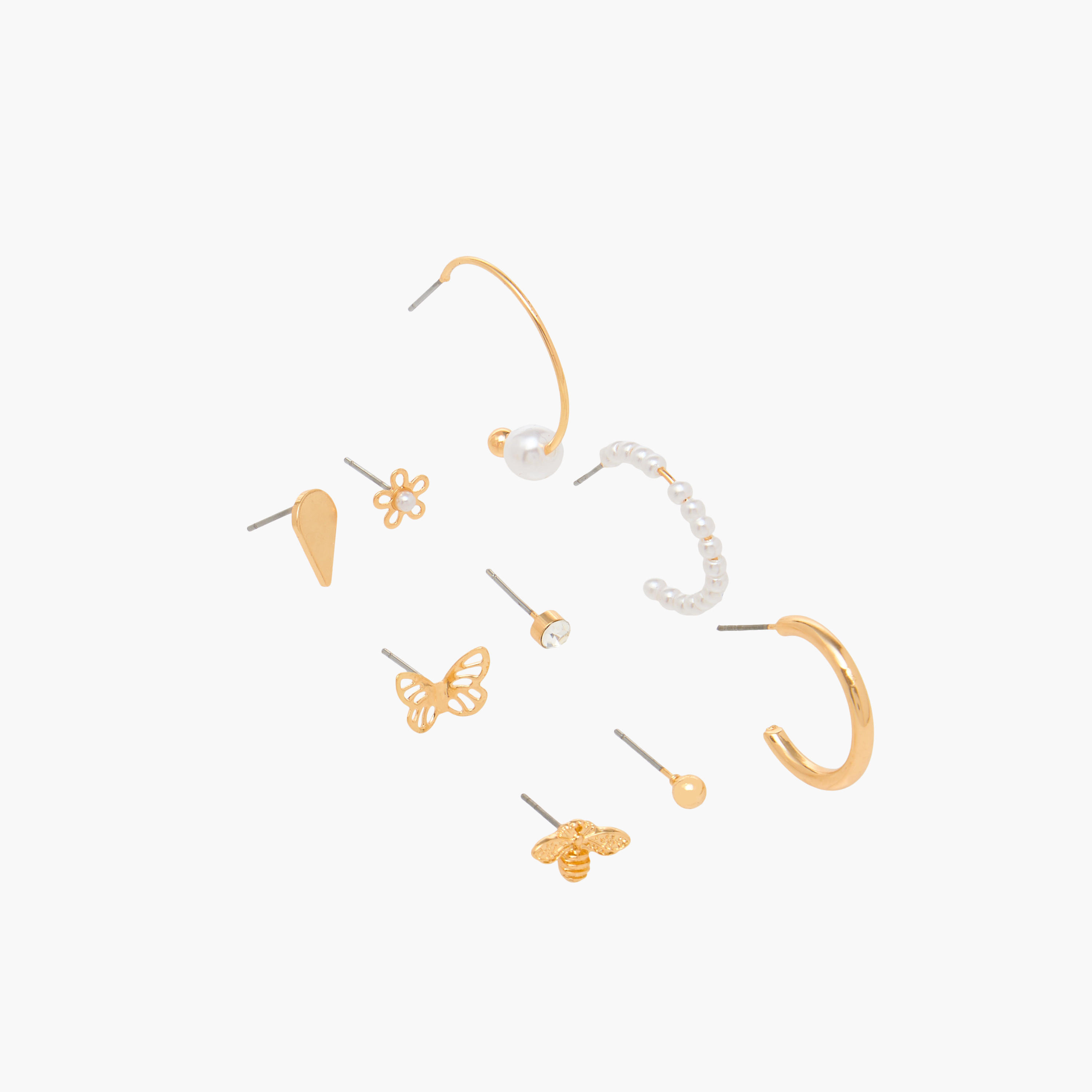 Assorted Earrings with Pushback Closure - Set of 9-women-watchesandjewellery-jewellery-earrings-image-2