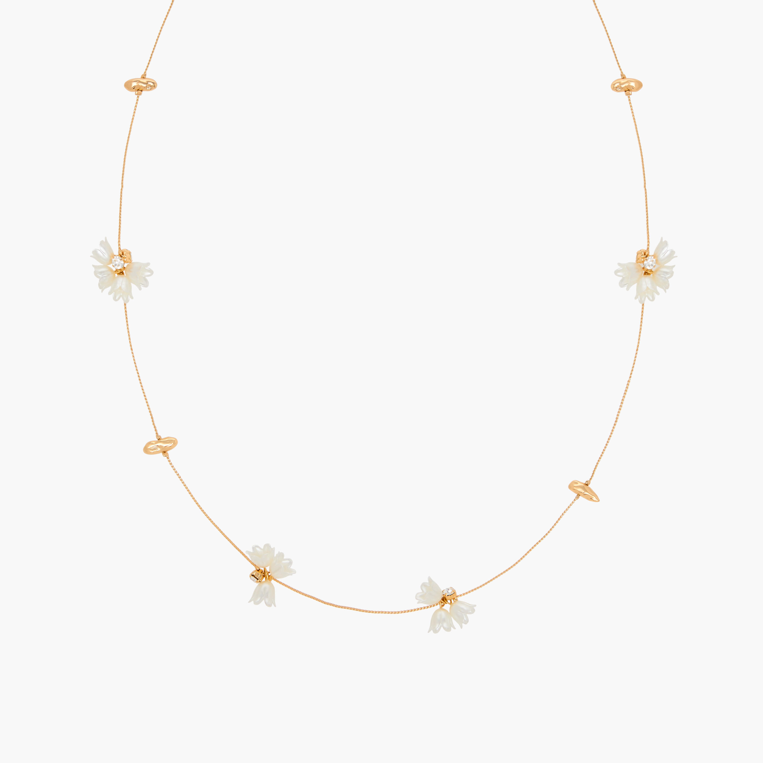 Floral Pendant Necklace with Lobster Clasp Closure-women-watchesandjewellery-jewellery-necklacesandpendants-image-2