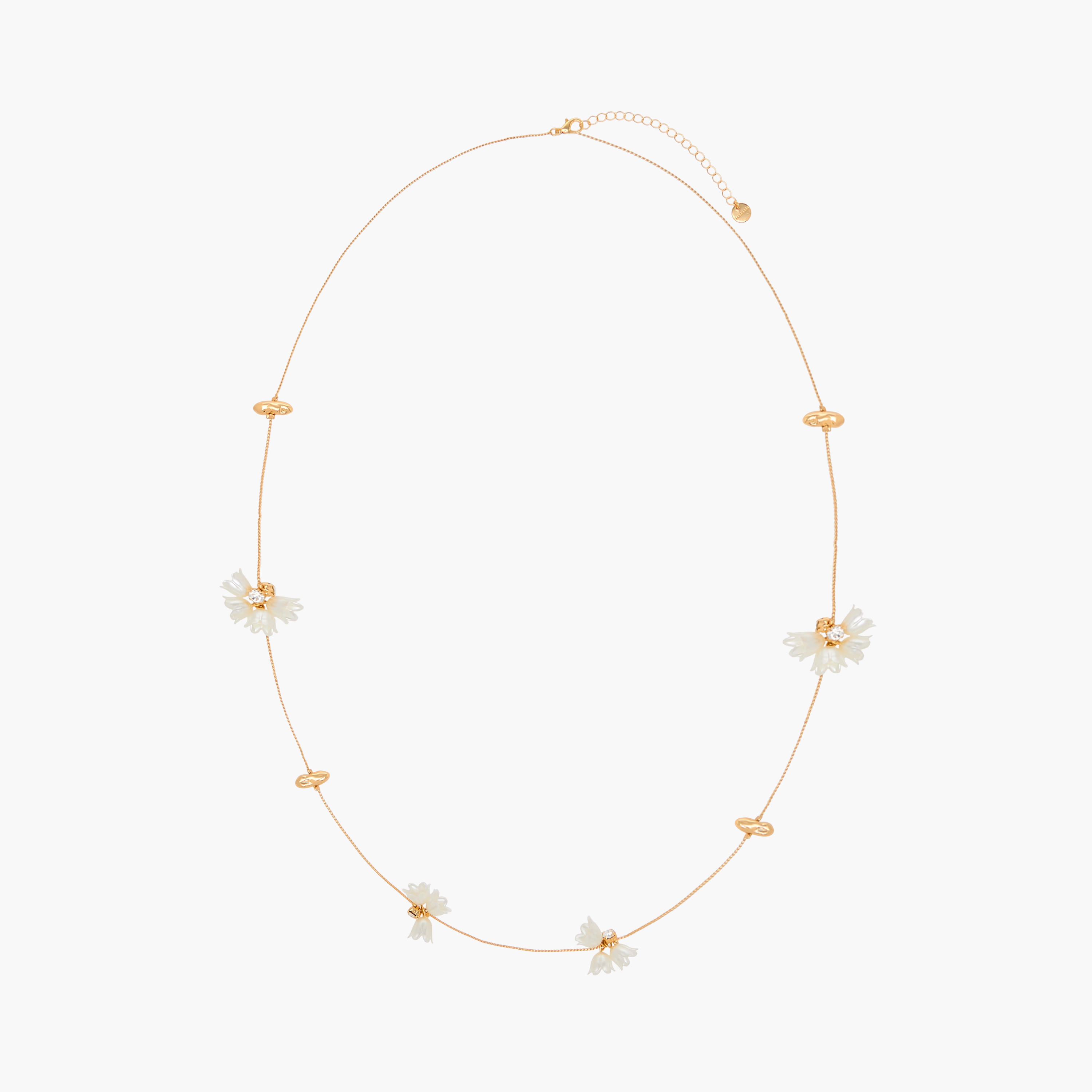 Floral Pendant Necklace with Lobster Clasp Closure-women-watchesandjewellery-jewellery-necklacesandpendants-image-1