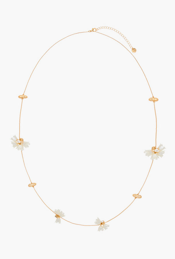 Floral Pendant Necklace with Lobster Clasp Closure-women-watchesandjewellery-jewellery-necklacesandpendants-image-1