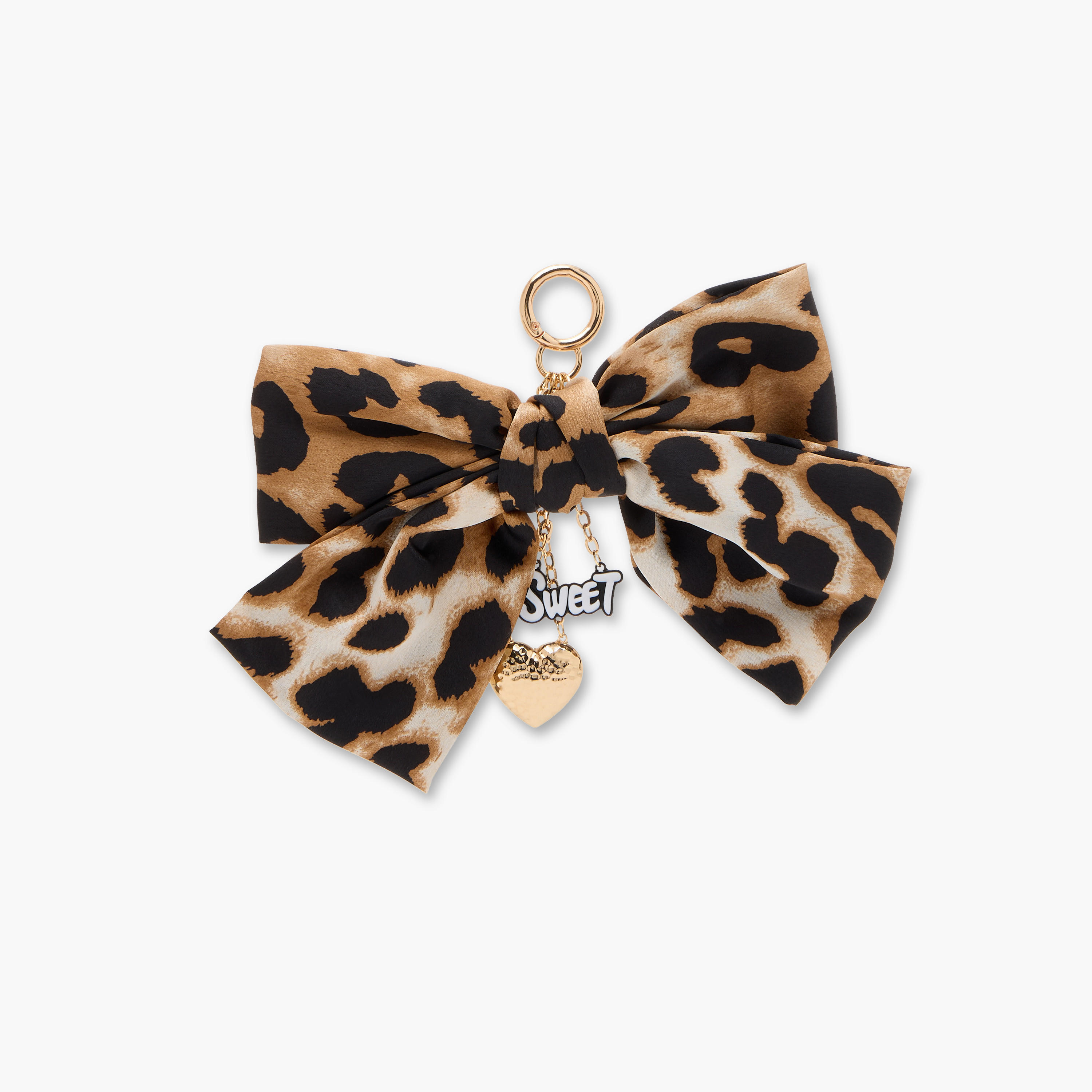 Bow Accent Keyring with Charm Accents-girls-accessories-keyringsandbagcharms-image-1