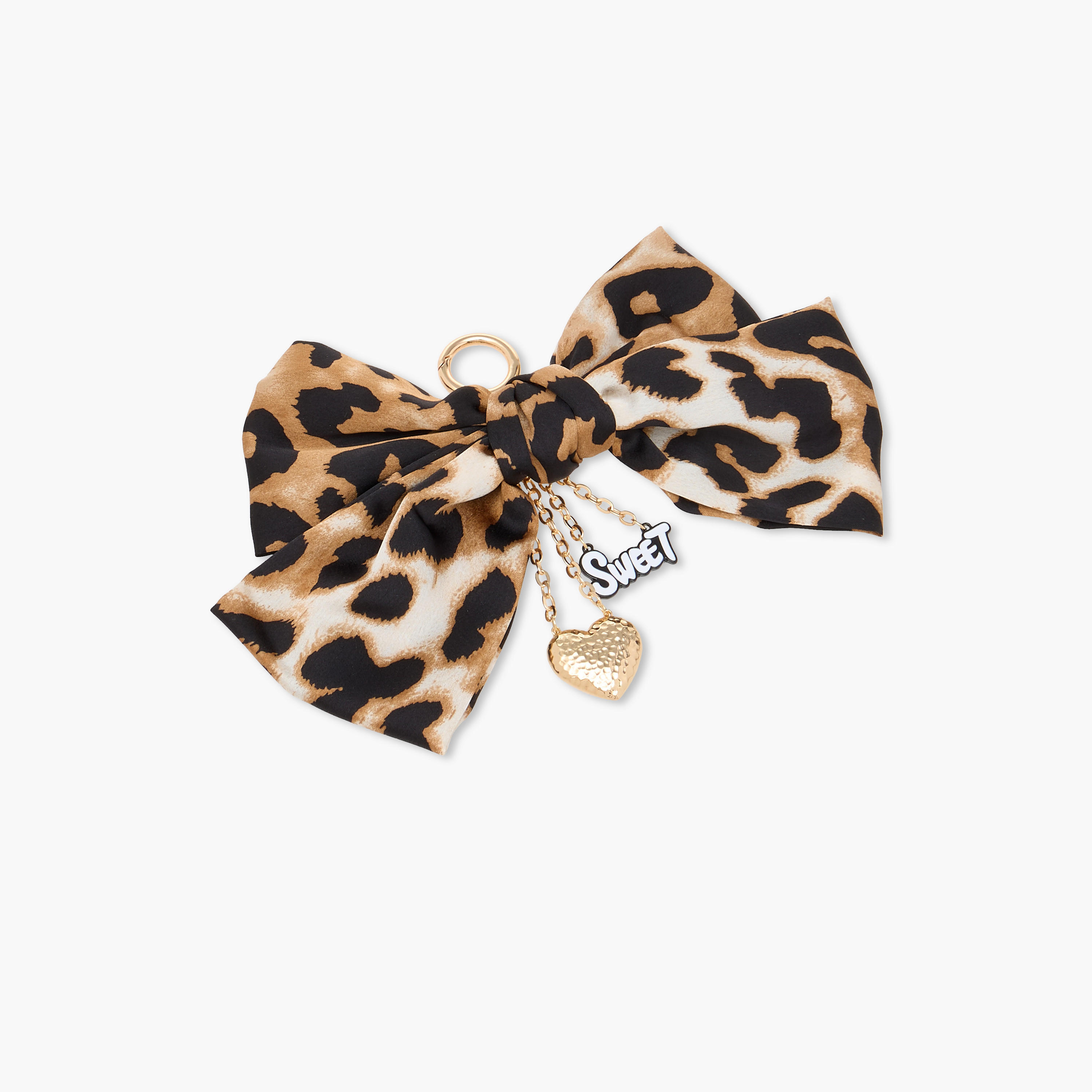 Bow Accent Keyring with Charm Accents-girls-accessories-keyringsandbagcharms-image-2