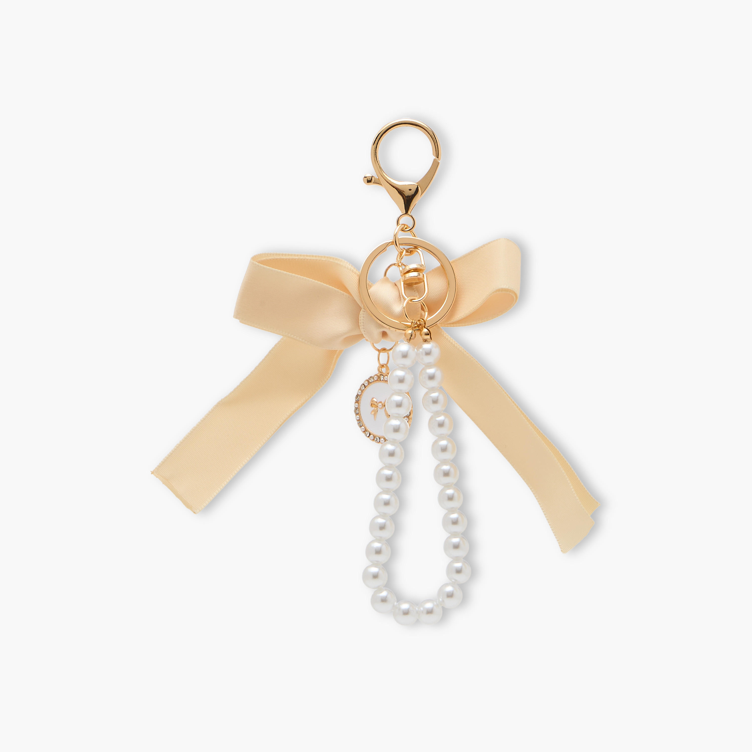 Bow Accent Choker with Charm Keyring-girls-accessories-keyringsandbagcharms-image-3