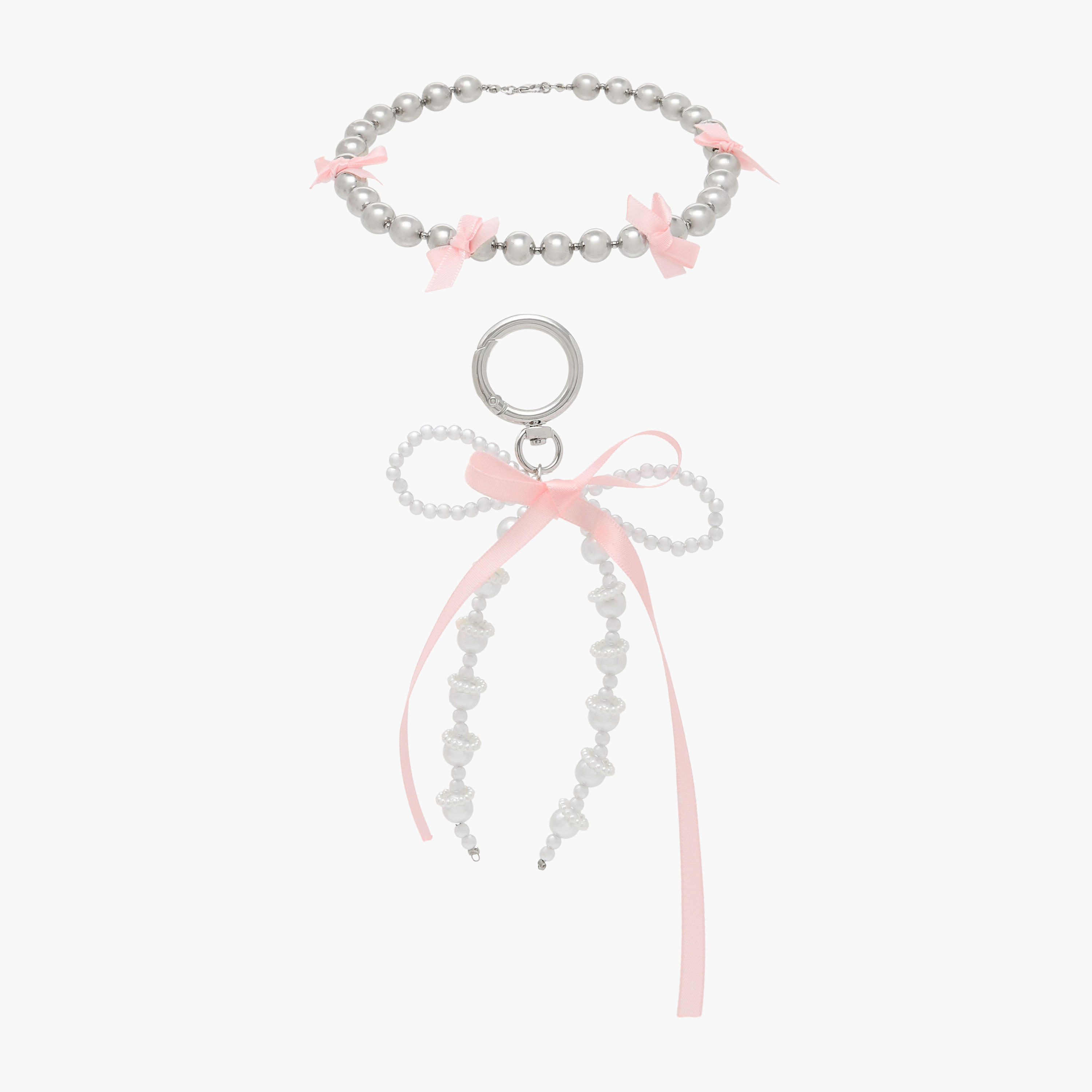 Charm Choker Necklace with Keychain-girls-accessories-keyringsandbagcharms-image-1