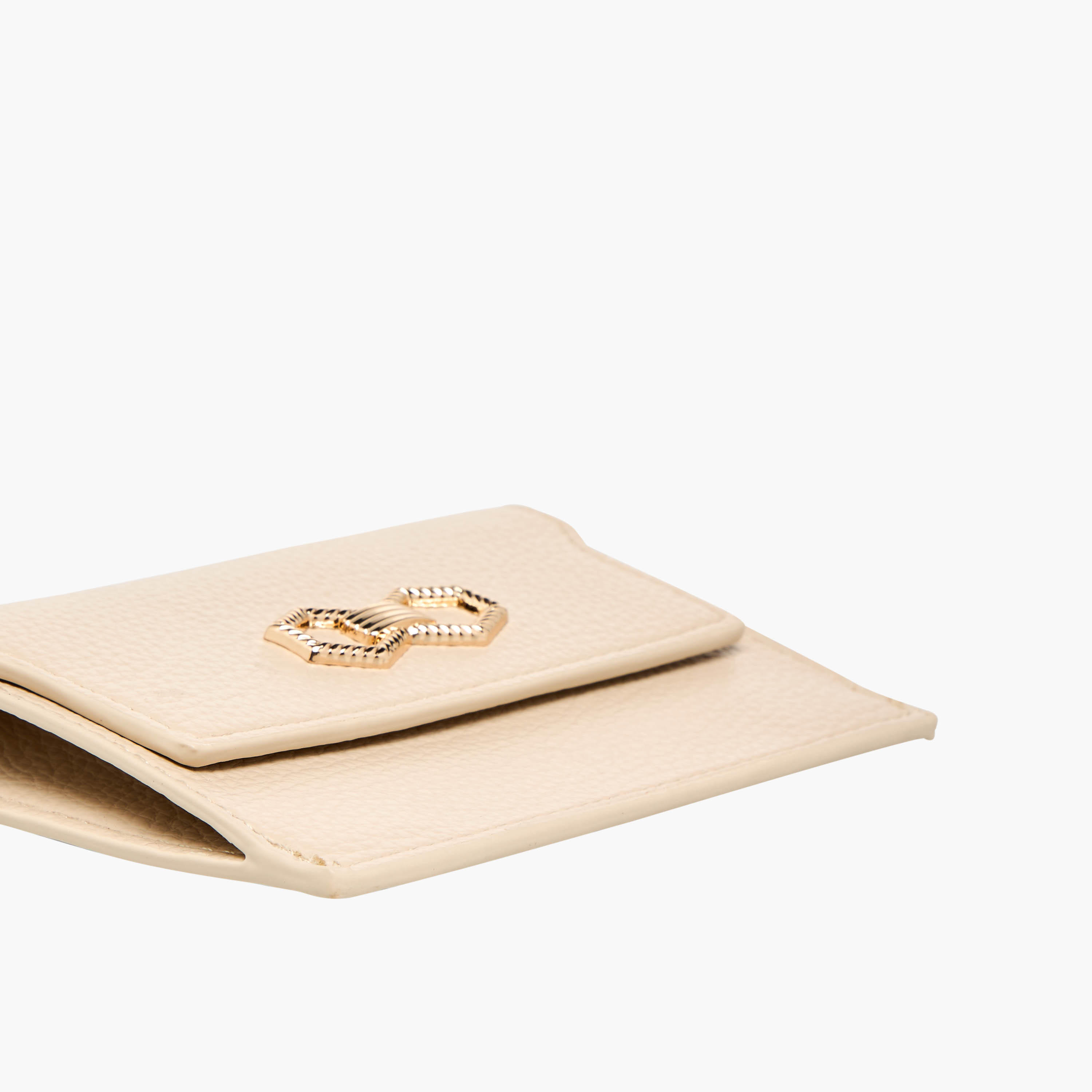 Sasha Textured Wallet with Button Closure-women-bagsandwallets-wallets-image-4