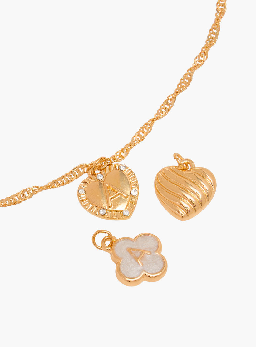 Alphabet A 3-Pendant Necklace with Lobster Clasp-women-watchesandjewellery-jewellery-necklacesandpendants-image-3