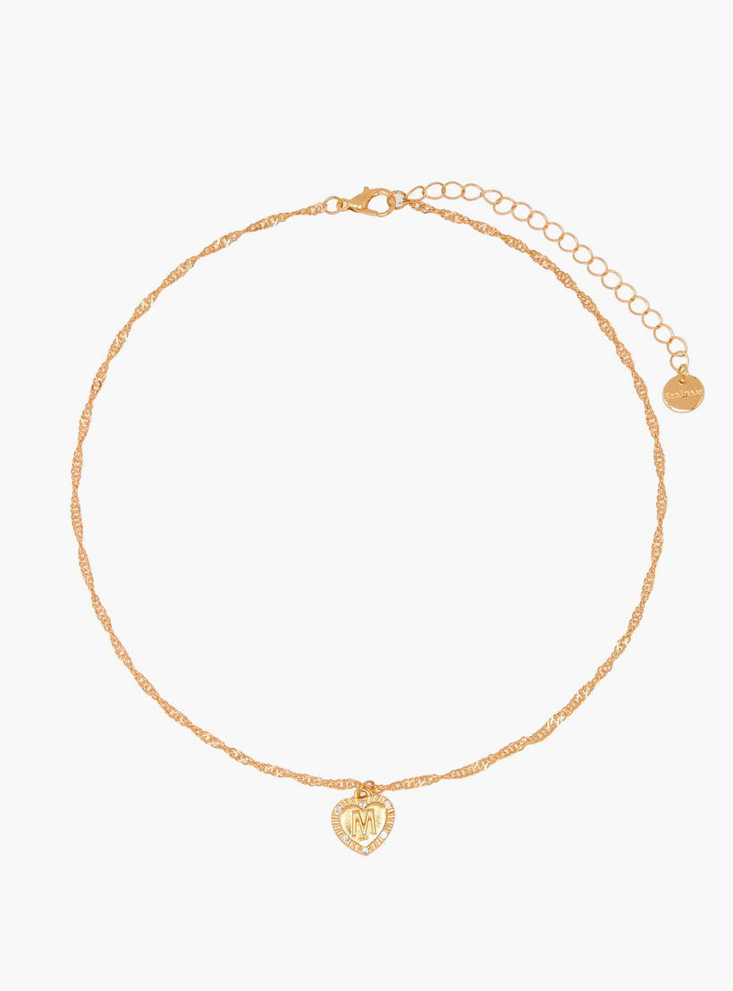 Alphabet M 3-Pendant Necklace with Lobster Clasp-women-watchesandjewellery-jewellery-necklacesandpendants-image-2