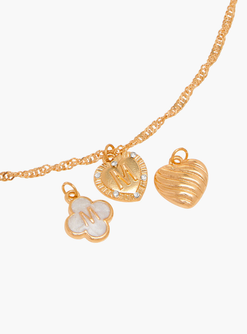Alphabet M 3-Pendant Necklace with Lobster Clasp-women-watchesandjewellery-jewellery-necklacesandpendants-image-3