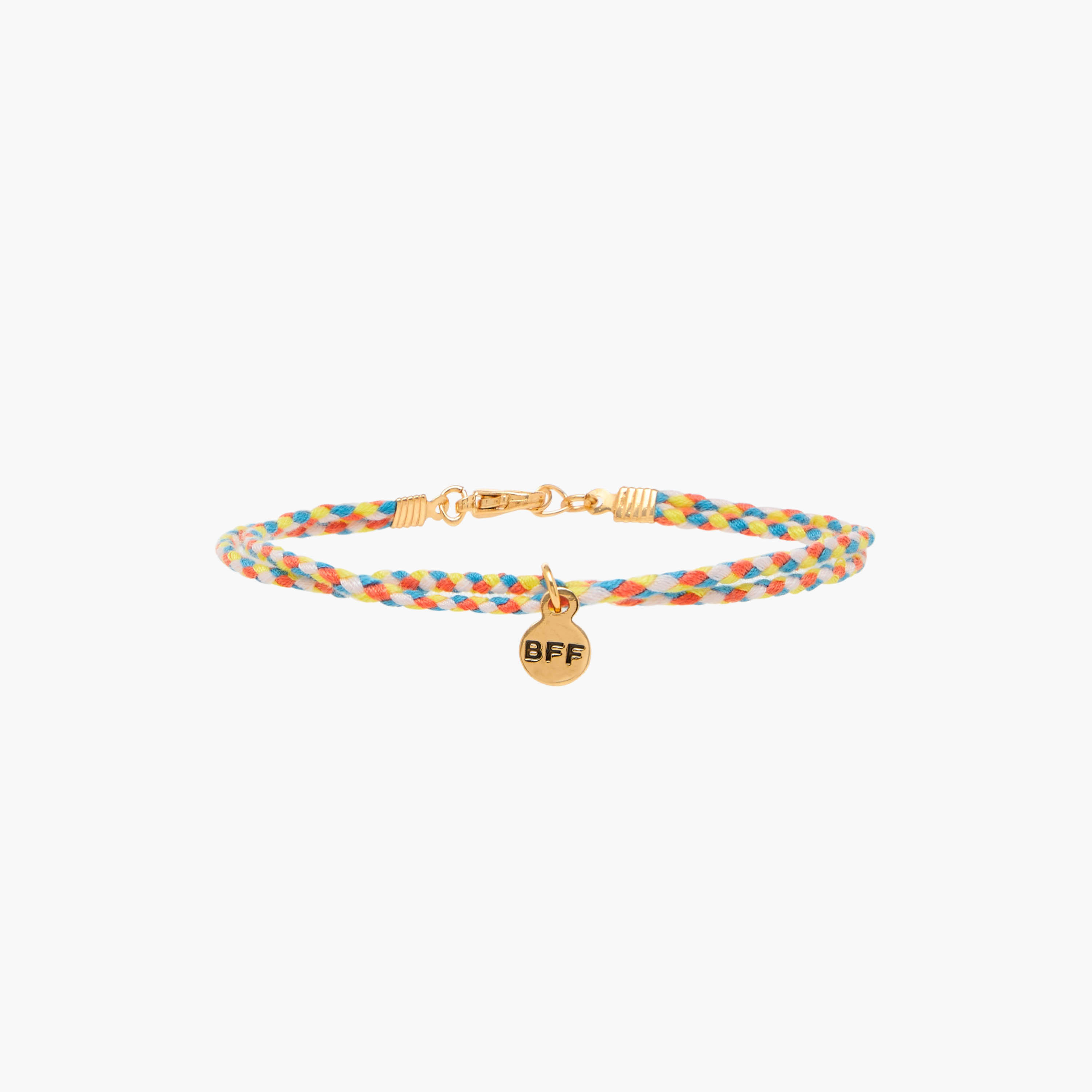 BFF Charm Bracelet with Lobster Clasp Closure - Set of 3-women-watchesandjewellery-jewellery-banglesandbracelets-image-3