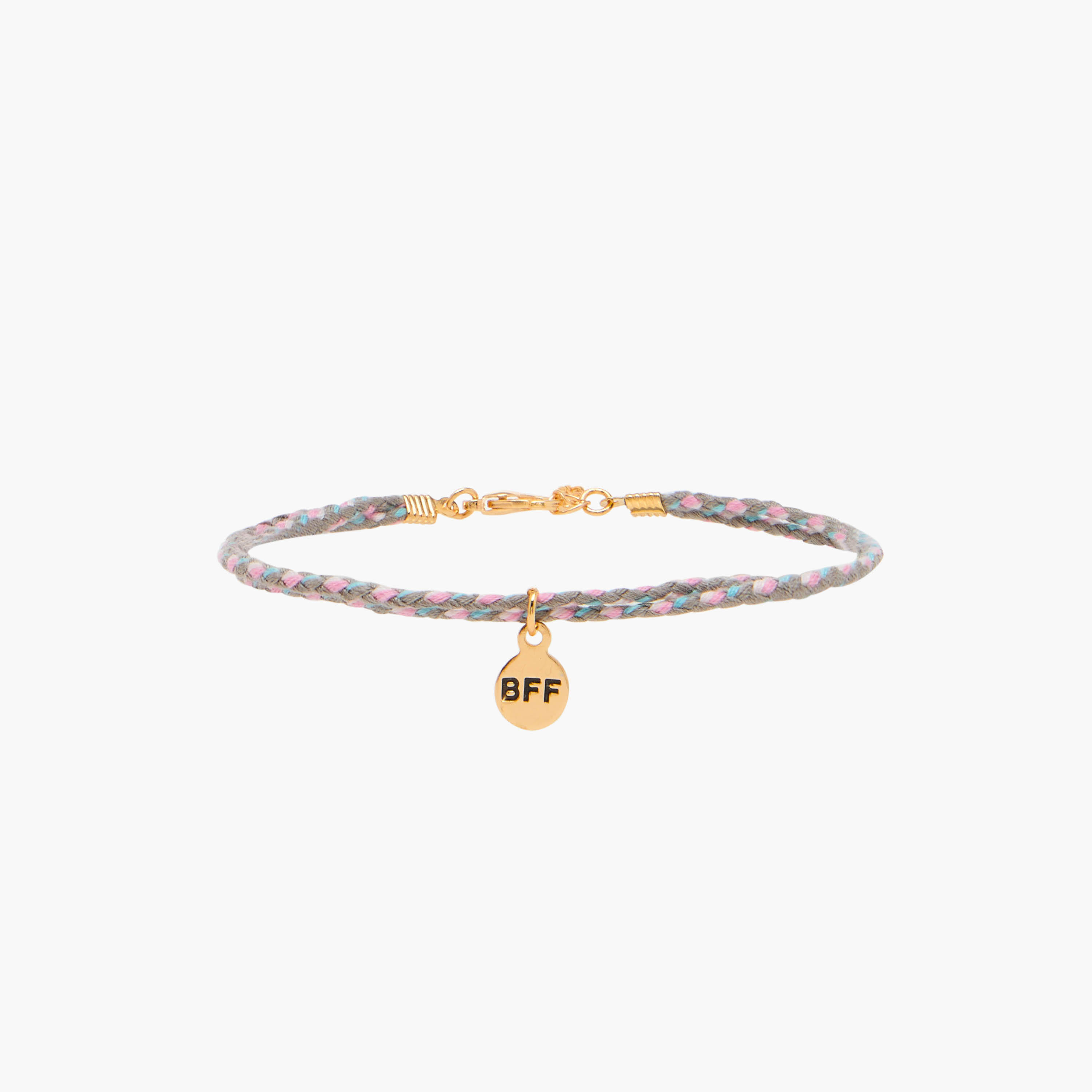 BFF Charm Bracelet with Lobster Clasp Closure - Set of 3-women-watchesandjewellery-jewellery-banglesandbracelets-image-4
