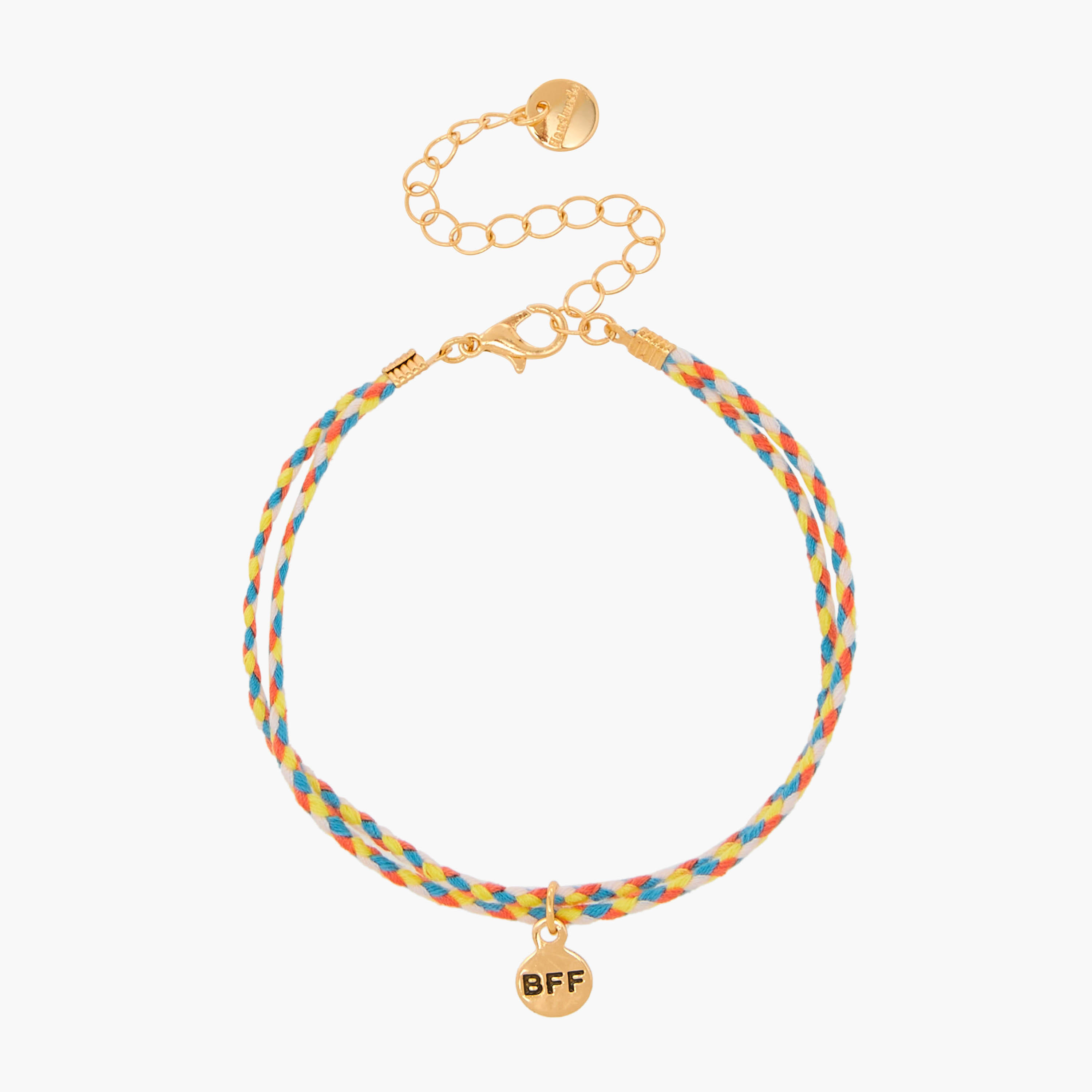 BFF Charm Bracelet with Lobster Clasp Closure - Set of 3-women-watchesandjewellery-jewellery-banglesandbracelets-image-6