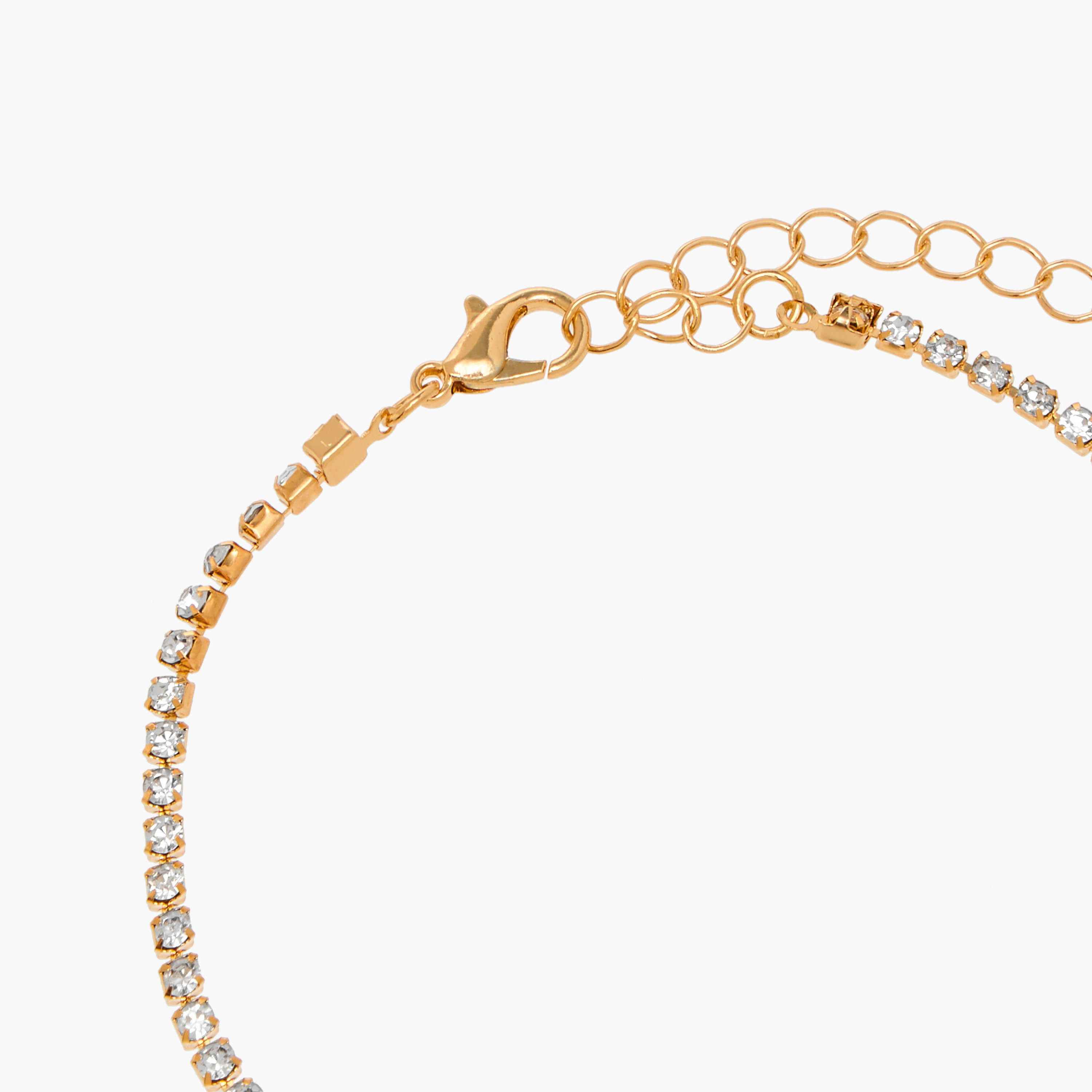 أساور سلسلة متنوعة بمشبك إغلاق - طقم من 5 قطع-women-watchesandjewellery-jewellery-banglesandbracelets-image-13