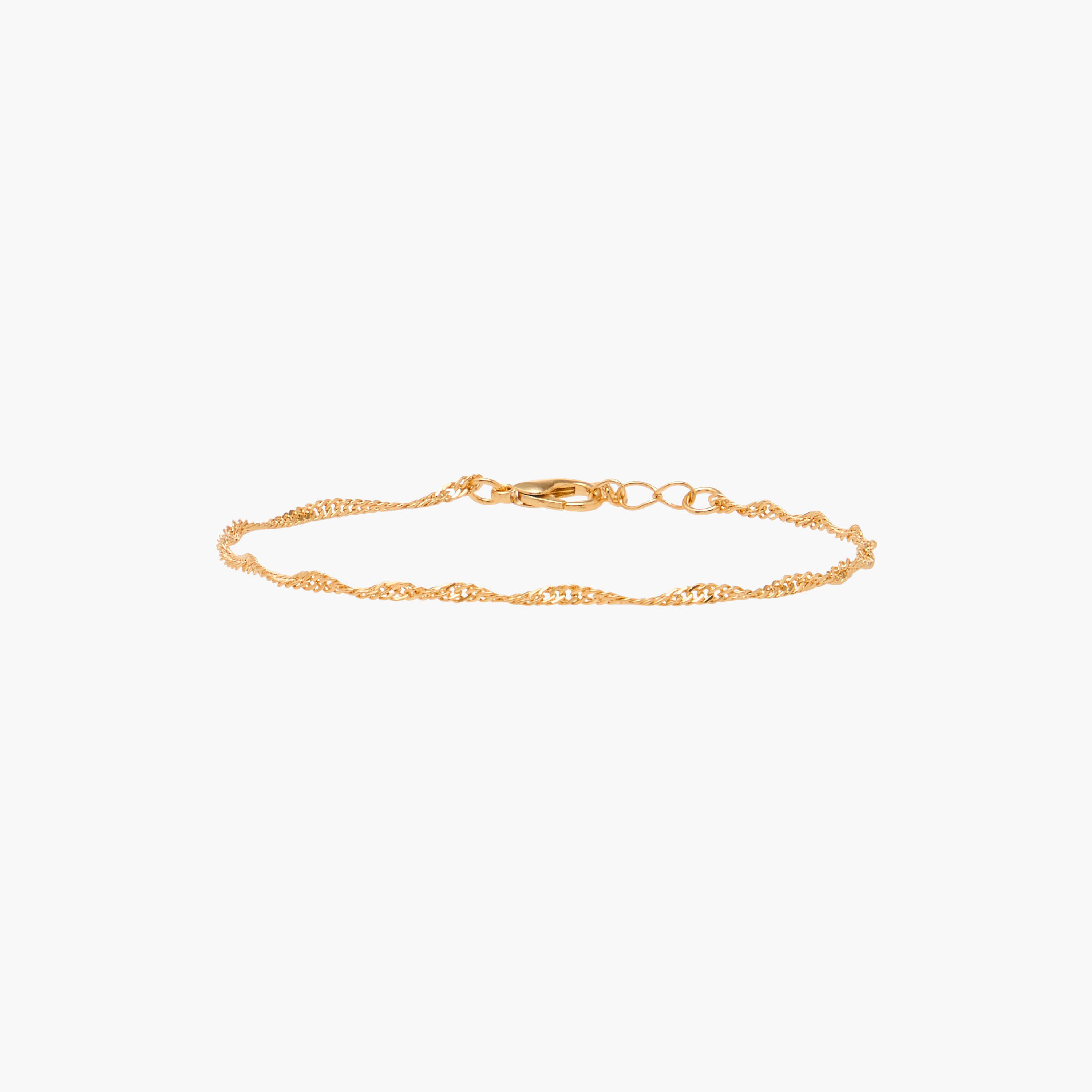 أساور سلسلة متنوعة بمشبك إغلاق - طقم من 5 قطع-women-watchesandjewellery-jewellery-banglesandbracelets-image-4