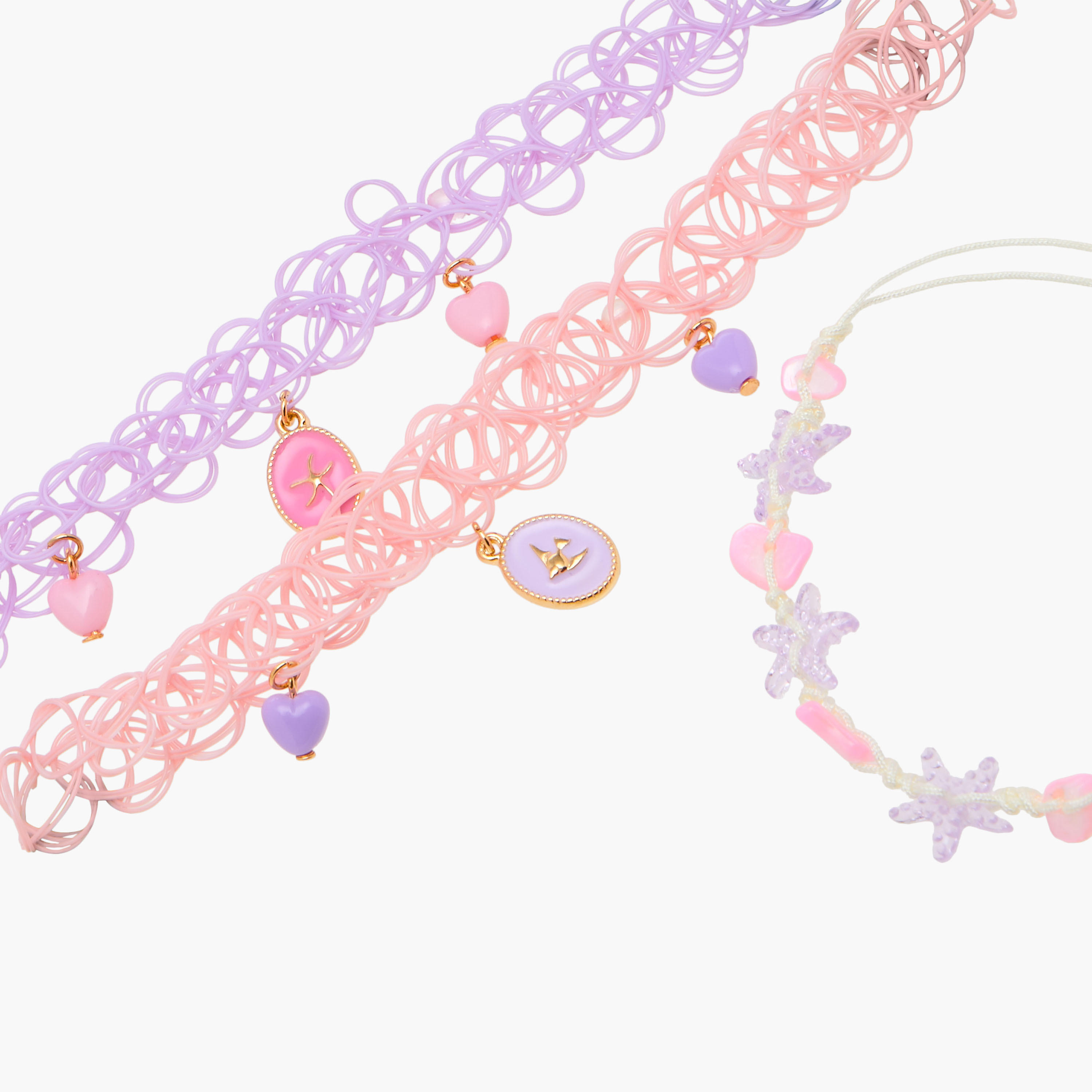 أساور متنوعة - طقم من 3 قطع-women-watchesandjewellery-jewellery-banglesandbracelets-image-9
