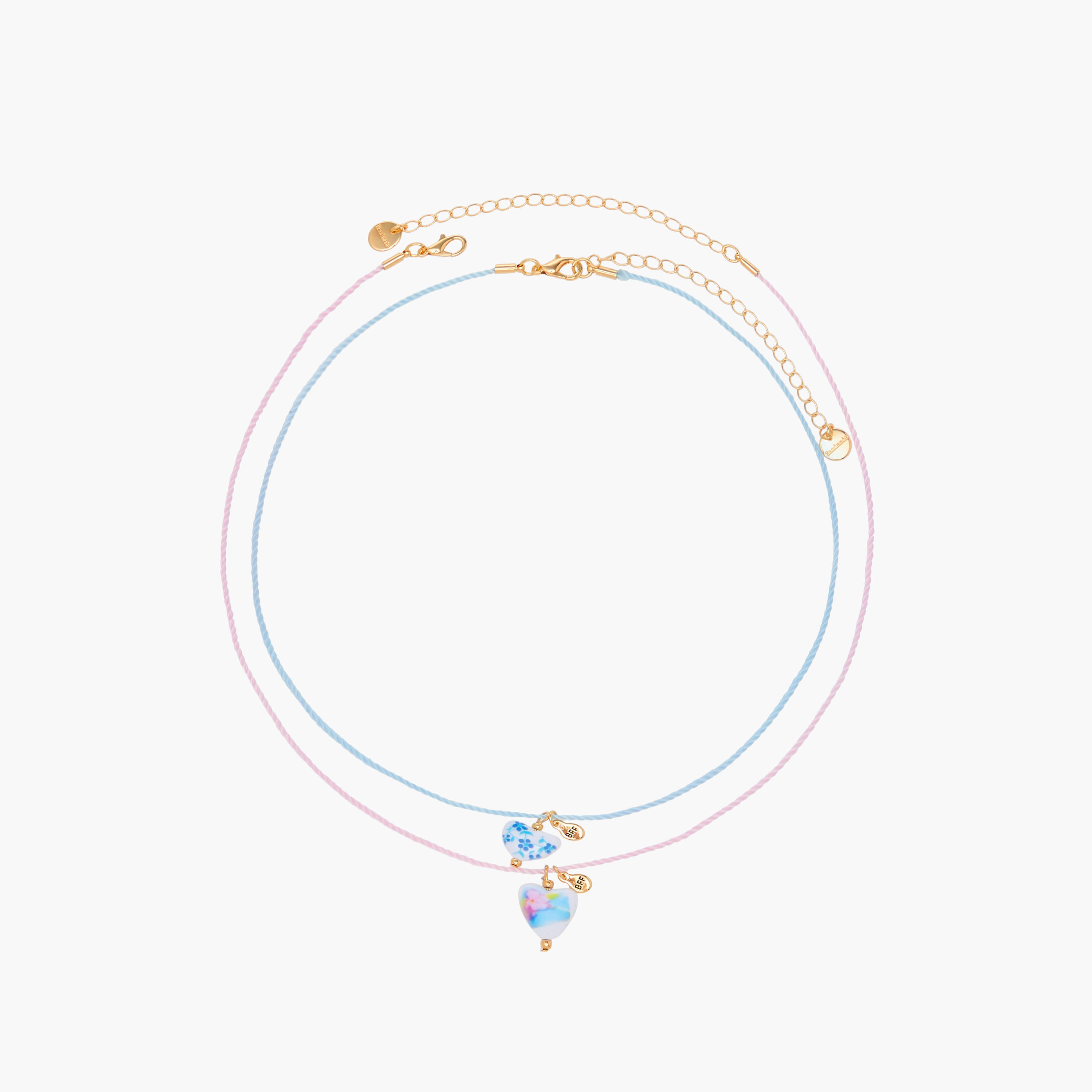 عقد بدلاية ومشبك إغلاق - طقم من قطعتين-women-watchesandjewellery-jewellery-necklacesandpendants-image-1