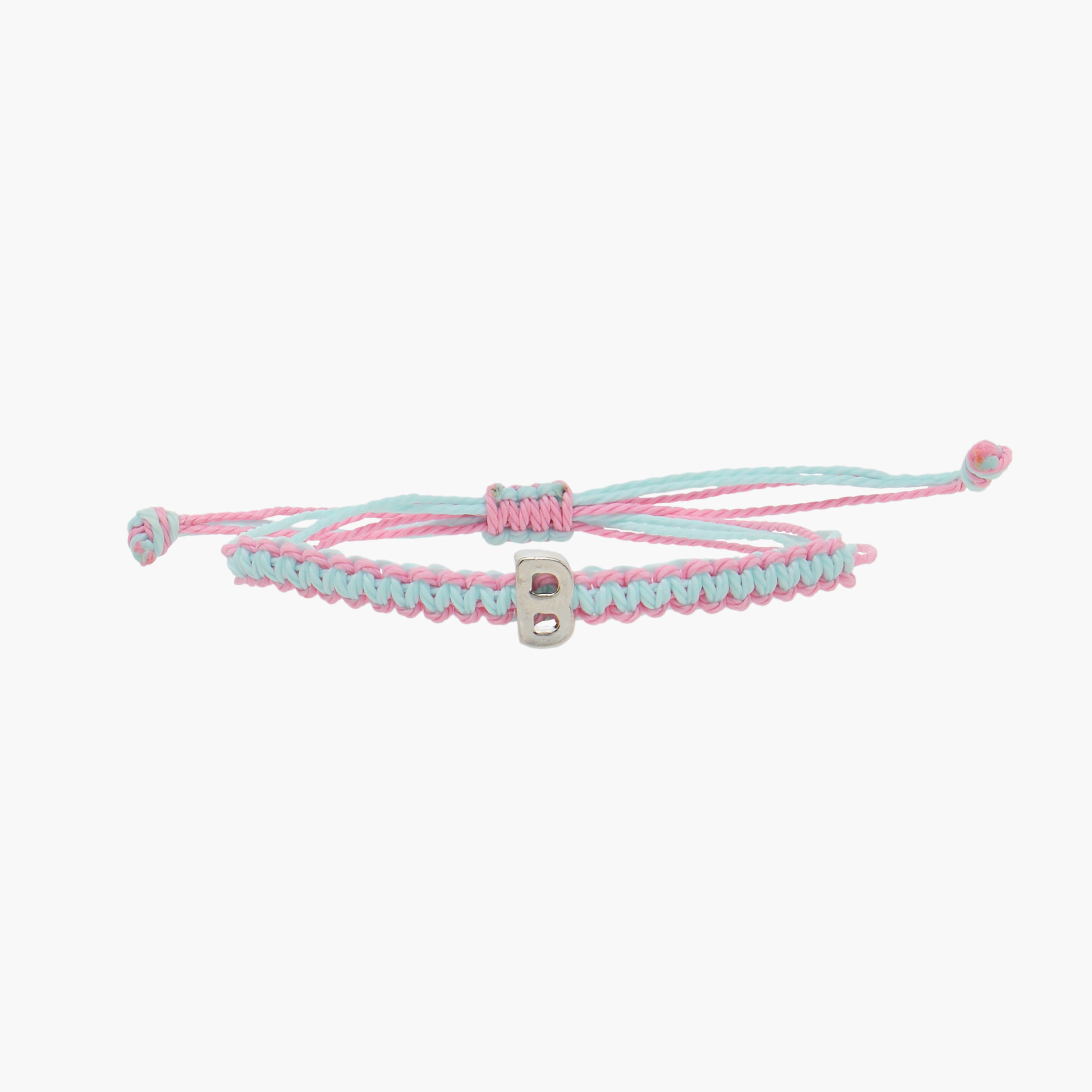سوار خيط مزين بحرف وإغلاق منزلق - طقم من 6 قطع-women-watchesandjewellery-jewellery-banglesandbracelets-image-2