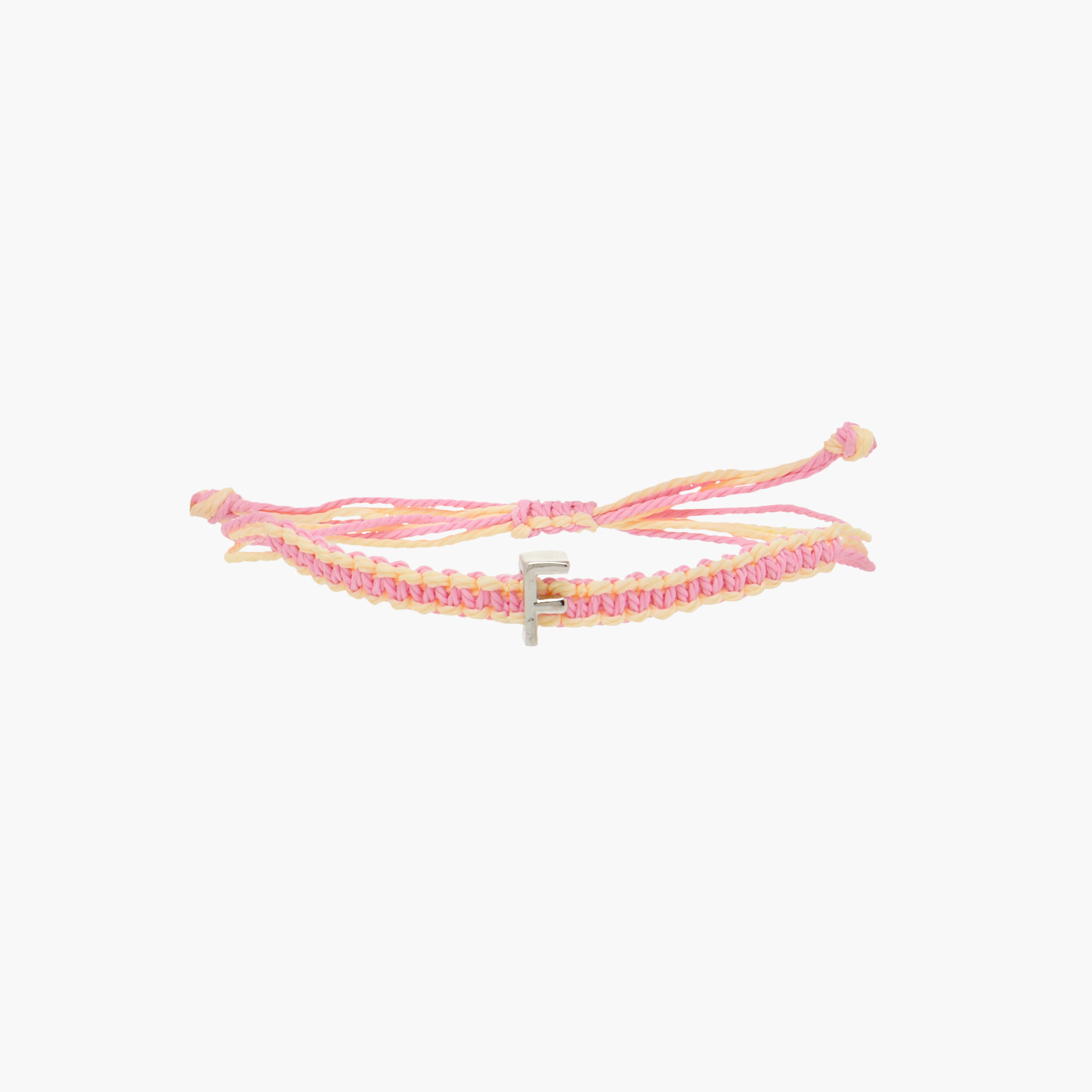 سوار خيط مزين بحرف وإغلاق منزلق - طقم من 6 قطع-women-watchesandjewellery-jewellery-banglesandbracelets-image-3