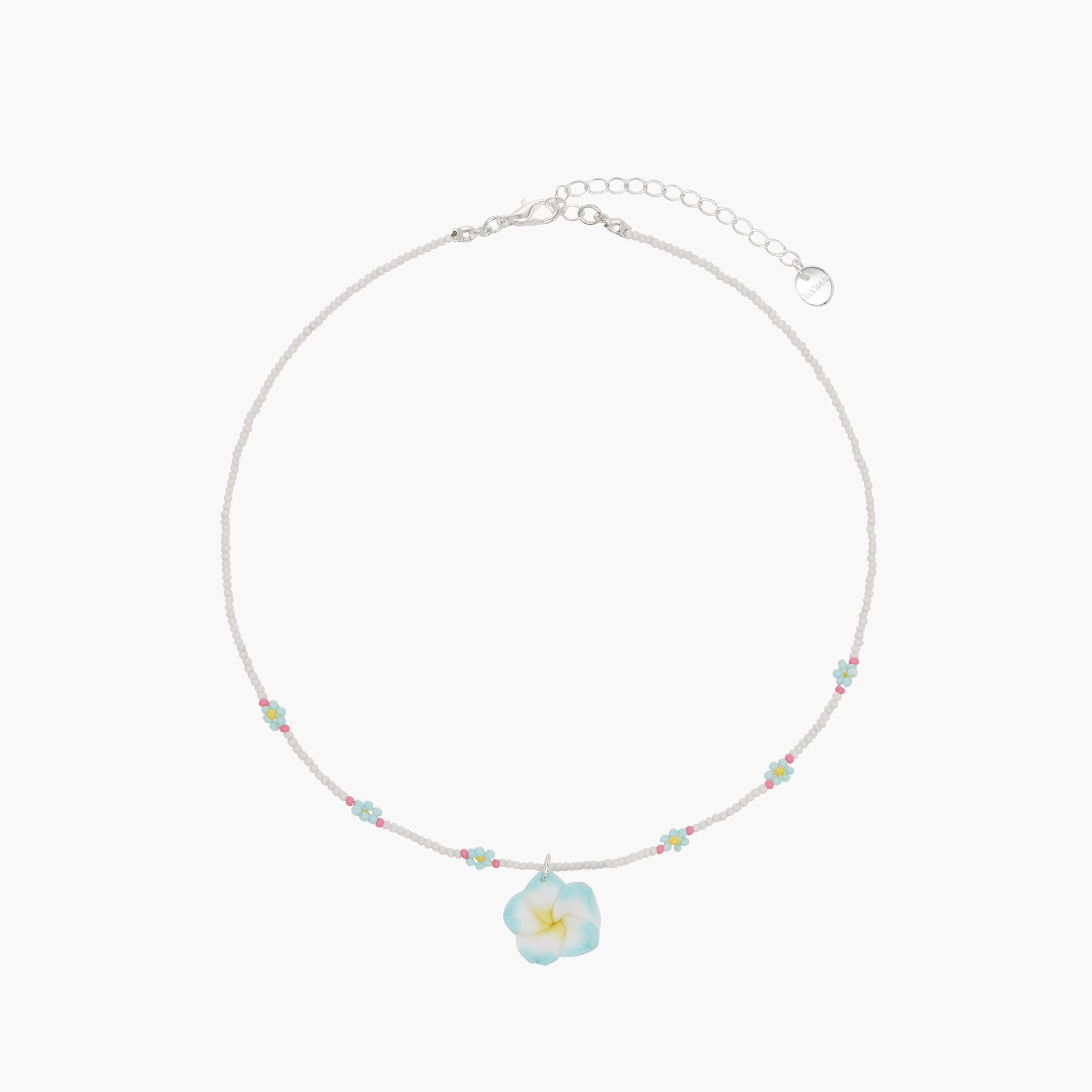 عقد الصداقة بخرز وزهوروقفل إغلاق - طقم من قطعتين-women-watchesandjewellery-jewellery-necklacesandpendants-image-3