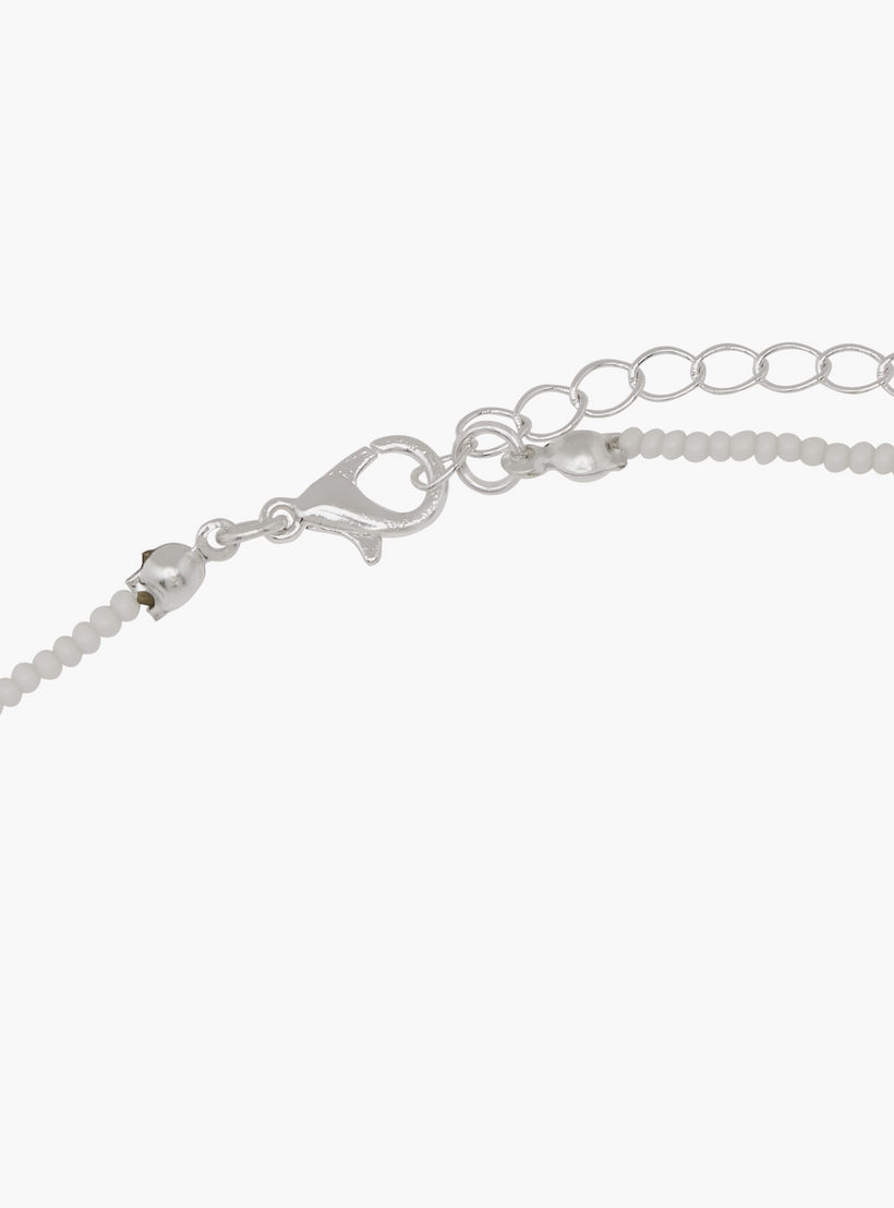 عقد الصداقة بخرز وزهوروقفل إغلاق - طقم من قطعتين-women-watchesandjewellery-jewellery-necklacesandpendants-image-5