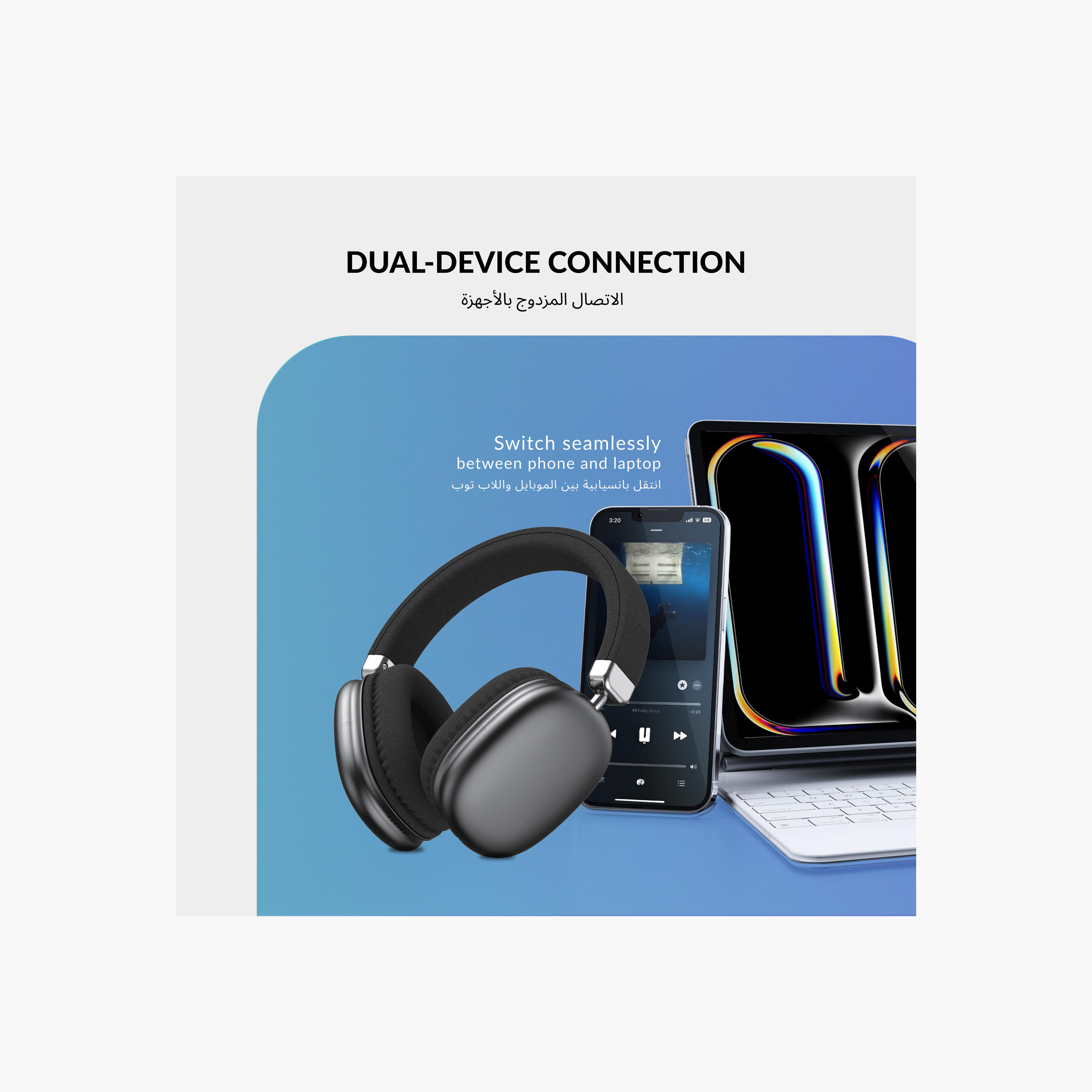 Findz Over-Ear Headphones with Earbuds - Bluetooth for Gaming-electronics-headphonesandearphones-image-6