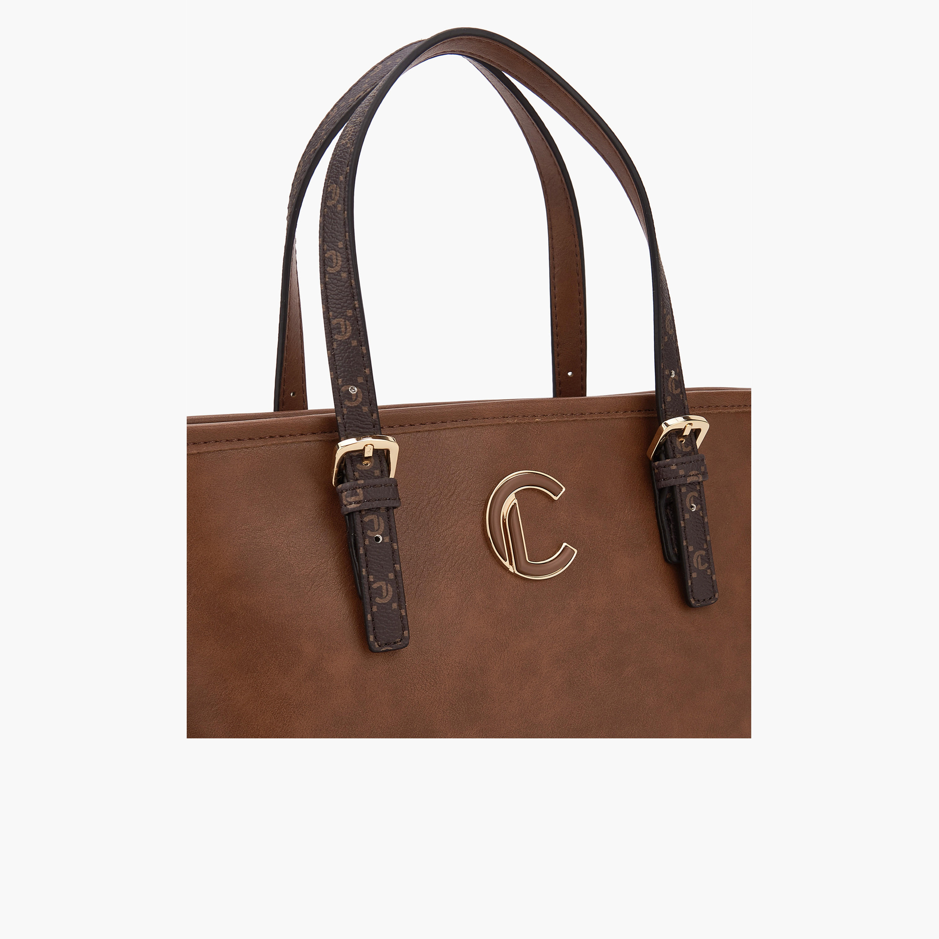 شنطة توتي سادة بمقابض بطبعات من لو كونفورت-women-bagsandwallets-handbags-image-3