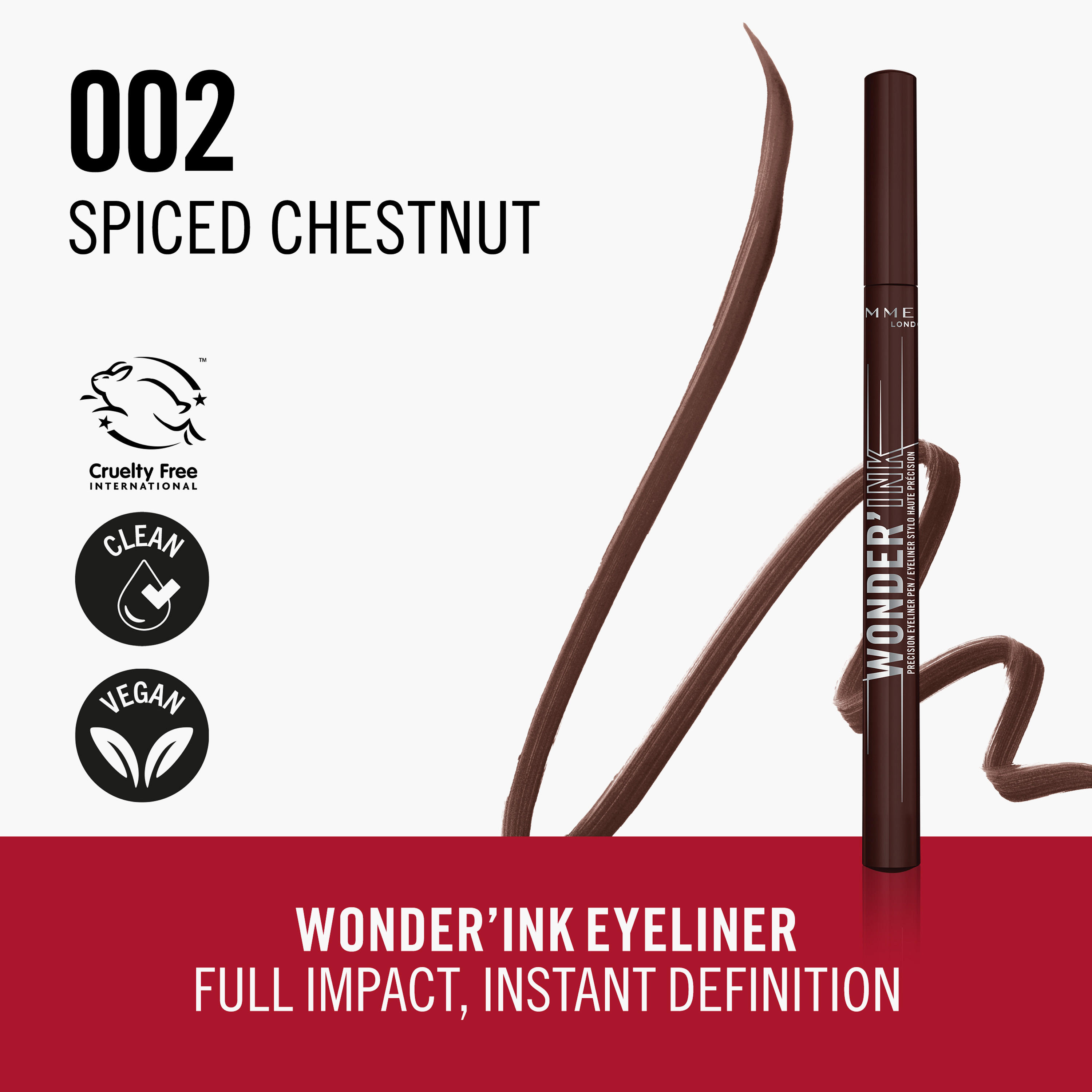 قلم تحديد العيون وندر إنك بريسجين من ريميل - 1 مل-beautyandpersonalcare-makeup-eyes-eyeliners-image-3