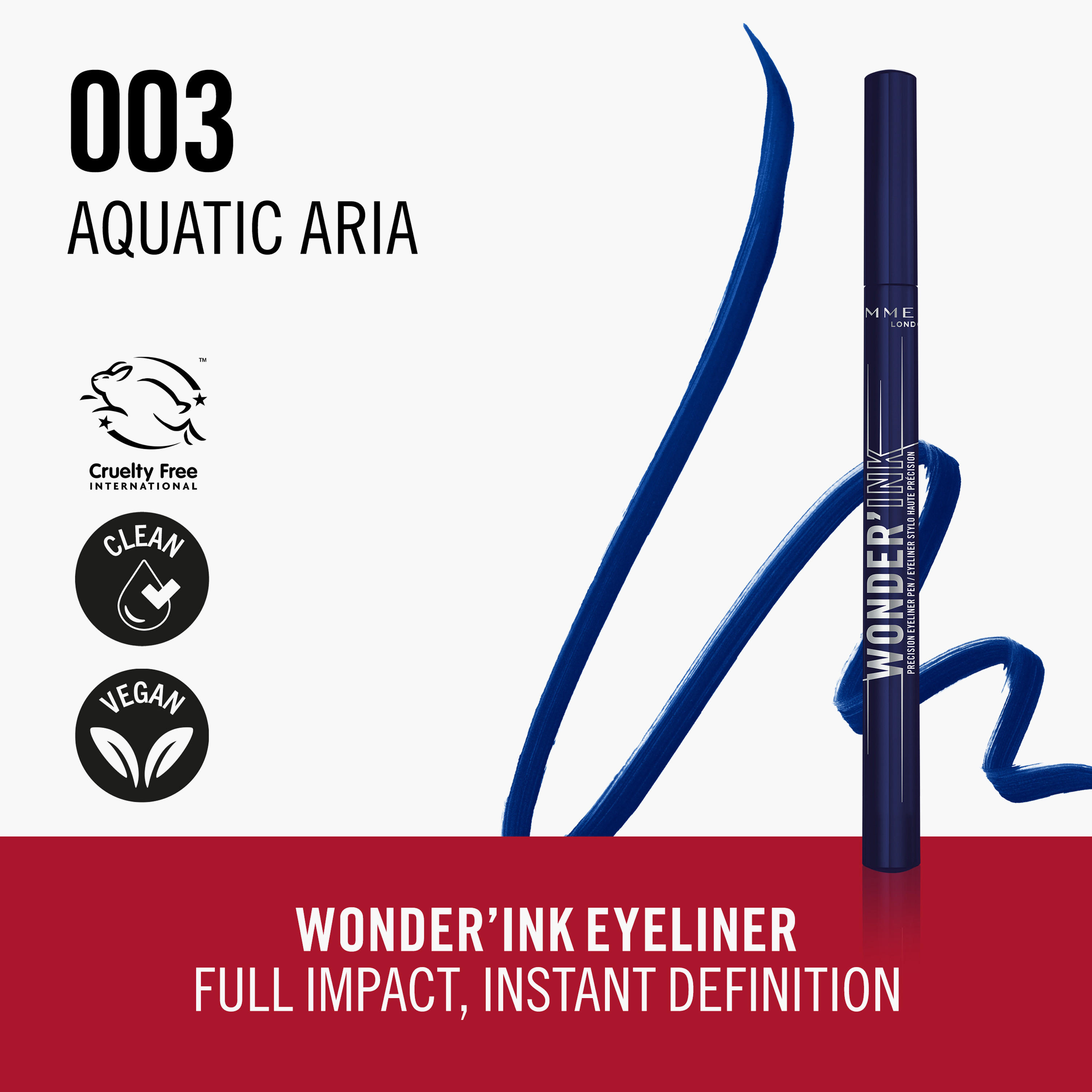 قلم تحديد العيون وندر إنك بريسجين من ريميل - 1 مل-beautyandpersonalcare-makeup-eyes-eyeliners-image-11