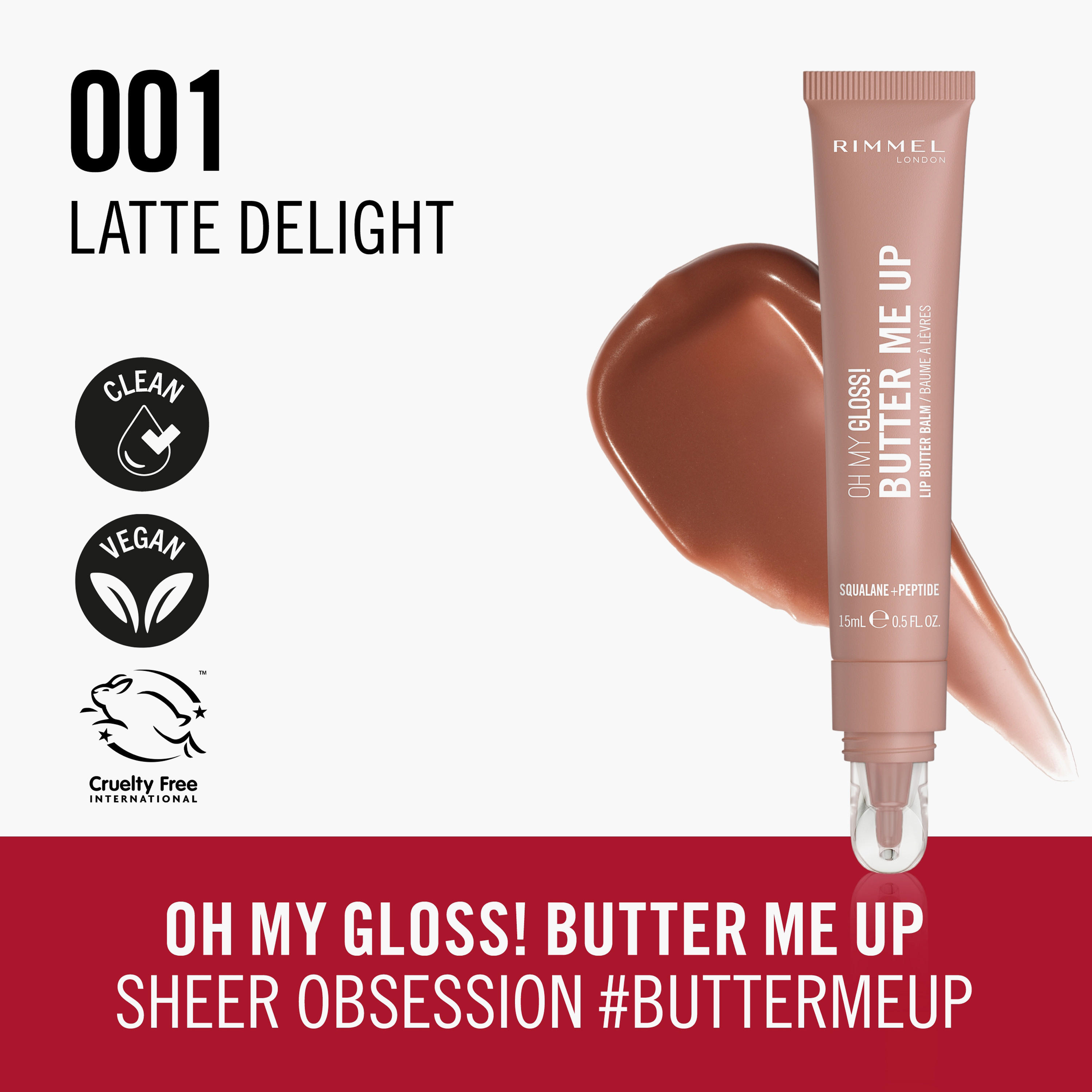مرطب شفاه أوه ماي جلوس باتر مي أب من ريميل - 15 مل-beautyandpersonalcare-makeup-lips-lipglossesandbalms-image-11