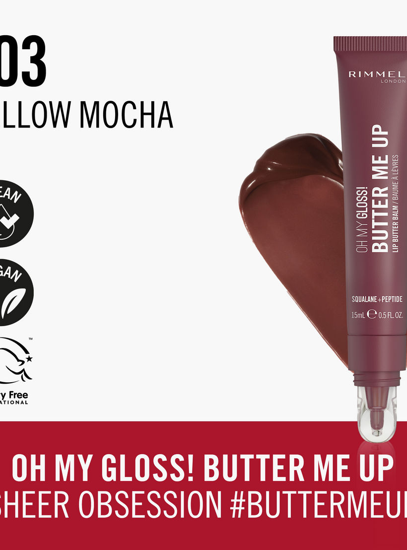 Rimmel Oh My Gloss Butter Me Up Lip Butter Balm - 15 ml -beautyandpersonalcare-makeup-lips-lipglossesandbalms-image-3