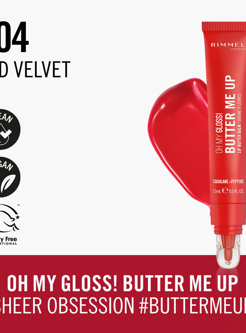 Rimmel Oh My Gloss Butter Me Up Lip Butter Balm - 15 ml -beautyandpersonalcare-makeup-lips-lipglossesandbalms-image-3