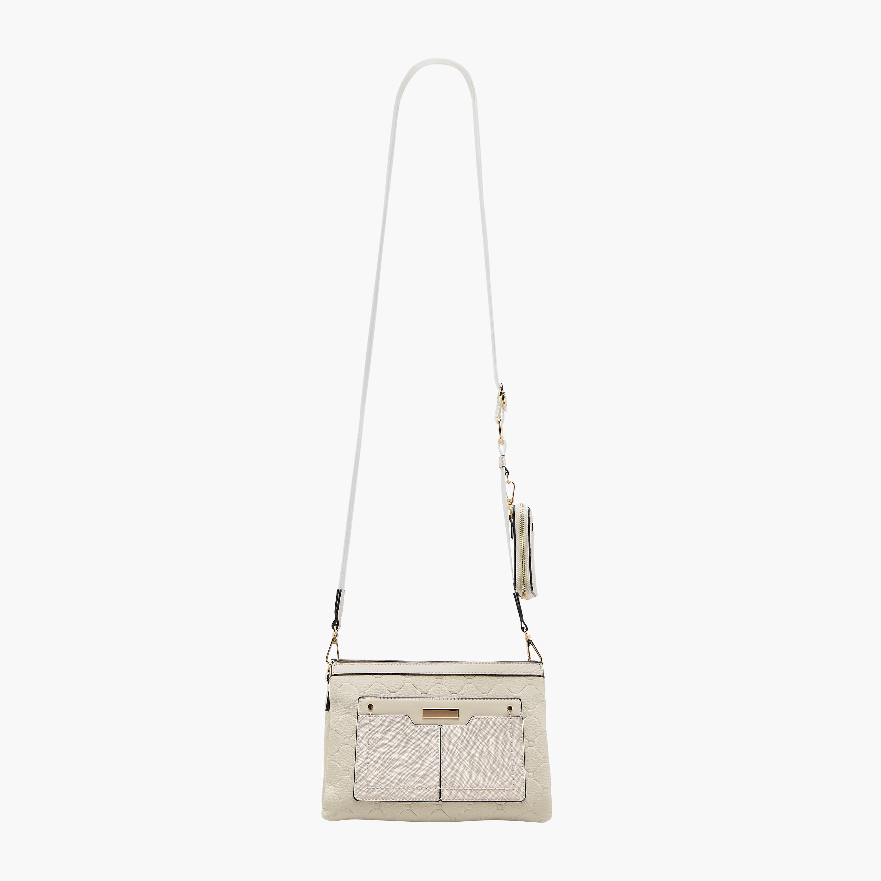 شنطة كروس بودي منقوشة مع شنطة صغيرة من ساشا-women-bagsandwallets-handbags-image-3