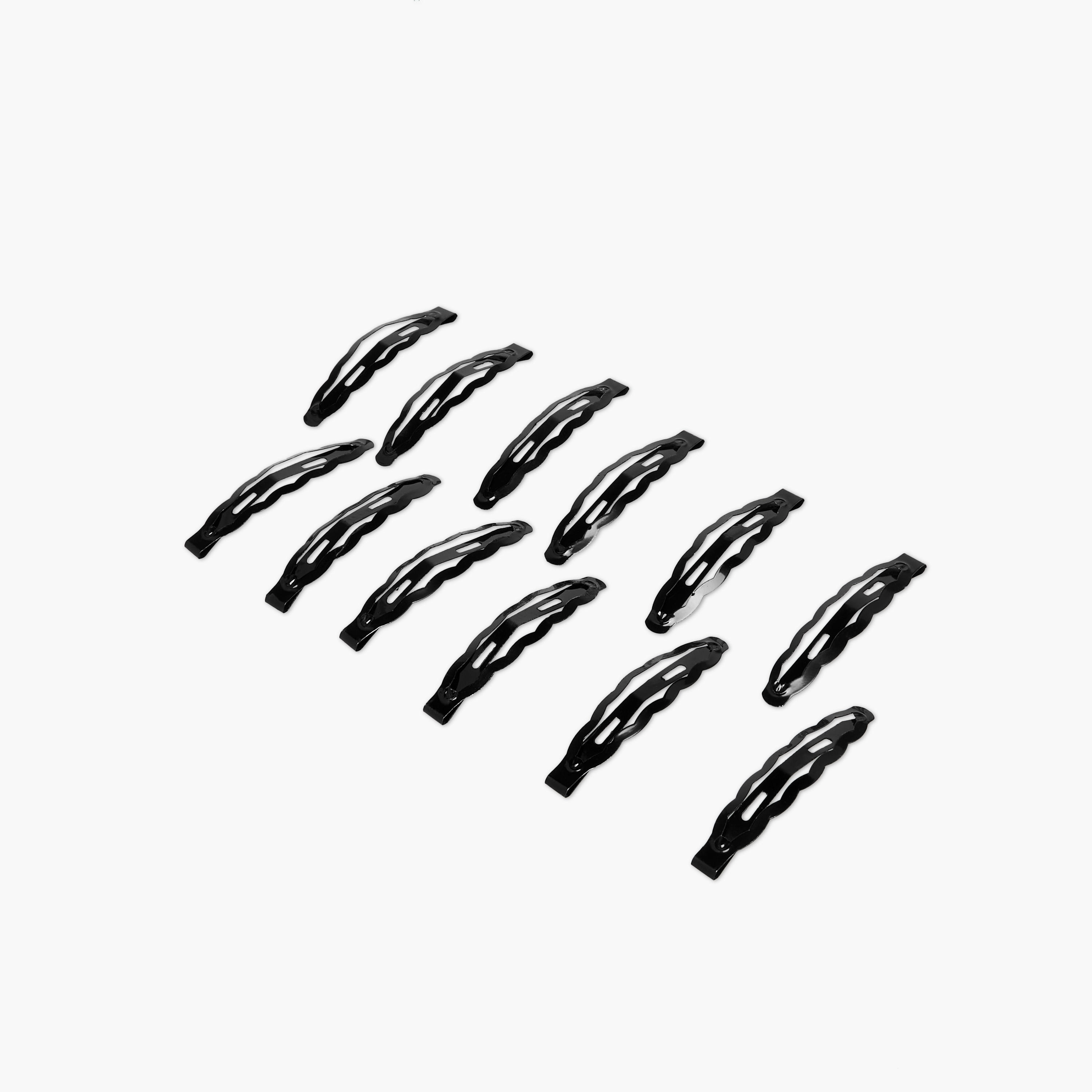 Solid Hair Clip - Set of 12-women-hairaccessories-clips-image-2