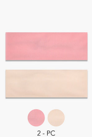Pack of 2 Polyester Ribbed Headband-women-image-1
